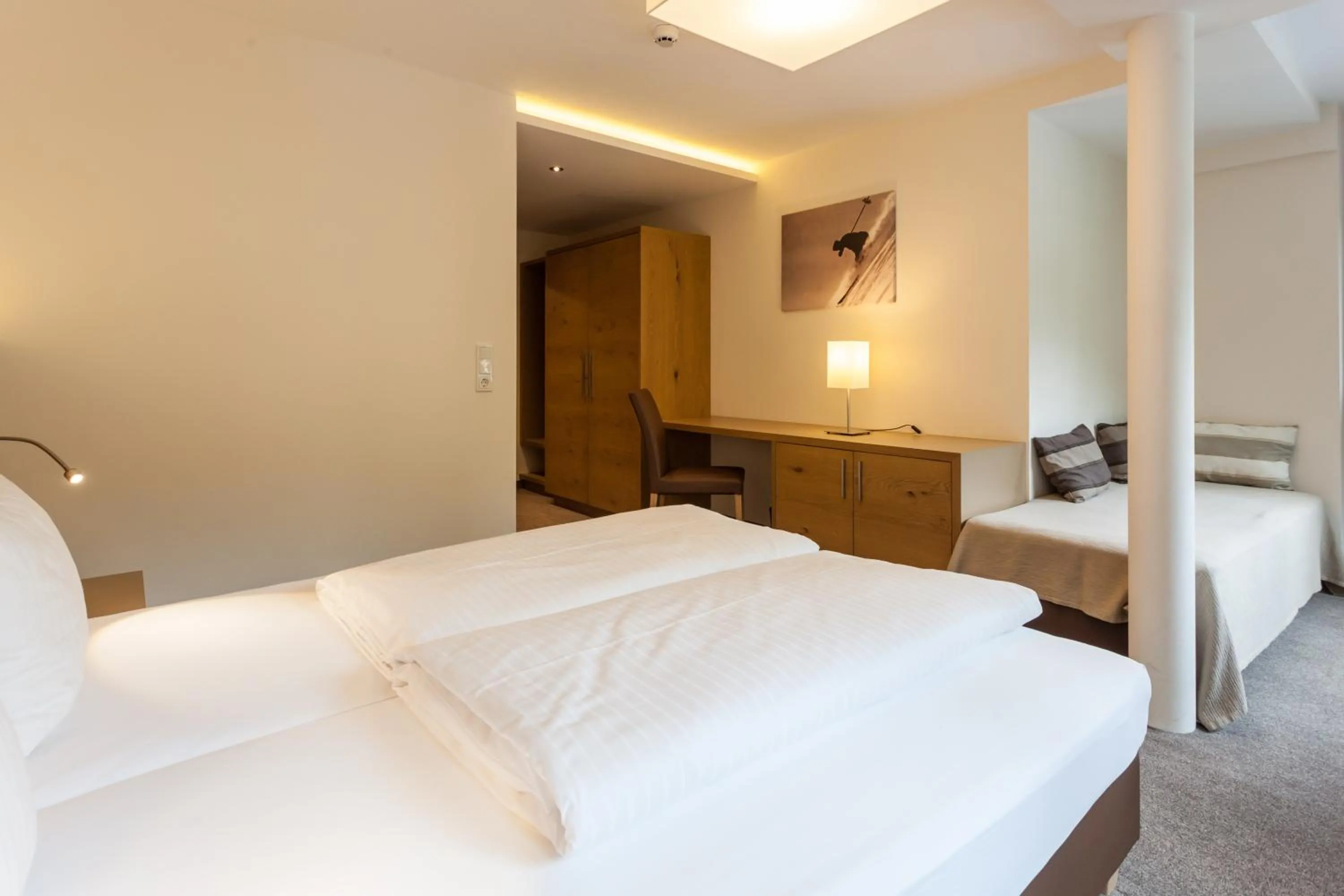 Bed in Hotel Rundeck