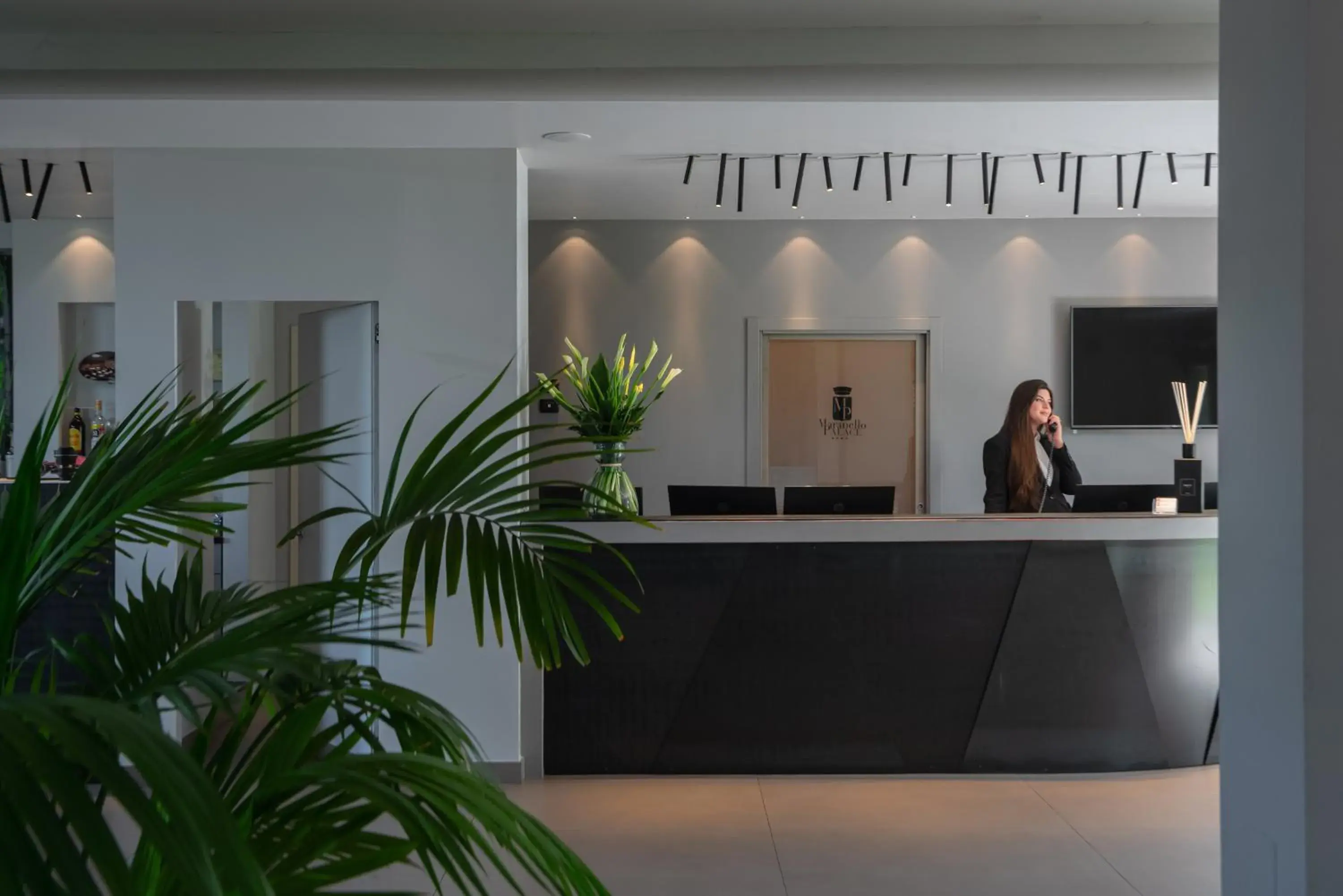 Lobby or reception in Maranello Palace Lobby or reception in Maranello Palace