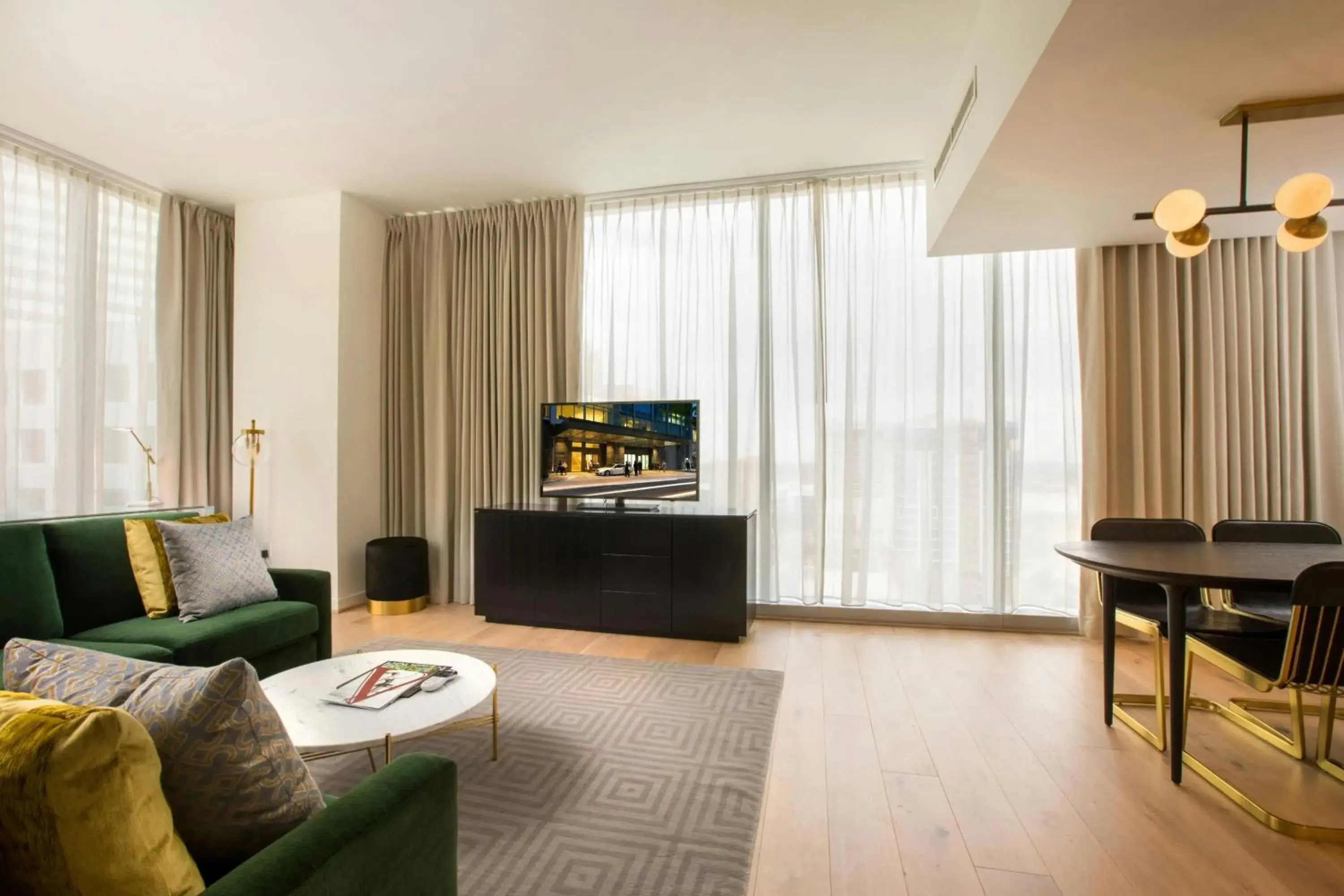 Living room in The Laura Hotel, Houston Downtown, Autograph Collection Living room in The Laura Hotel, Houston Downtown, Autograph Collection