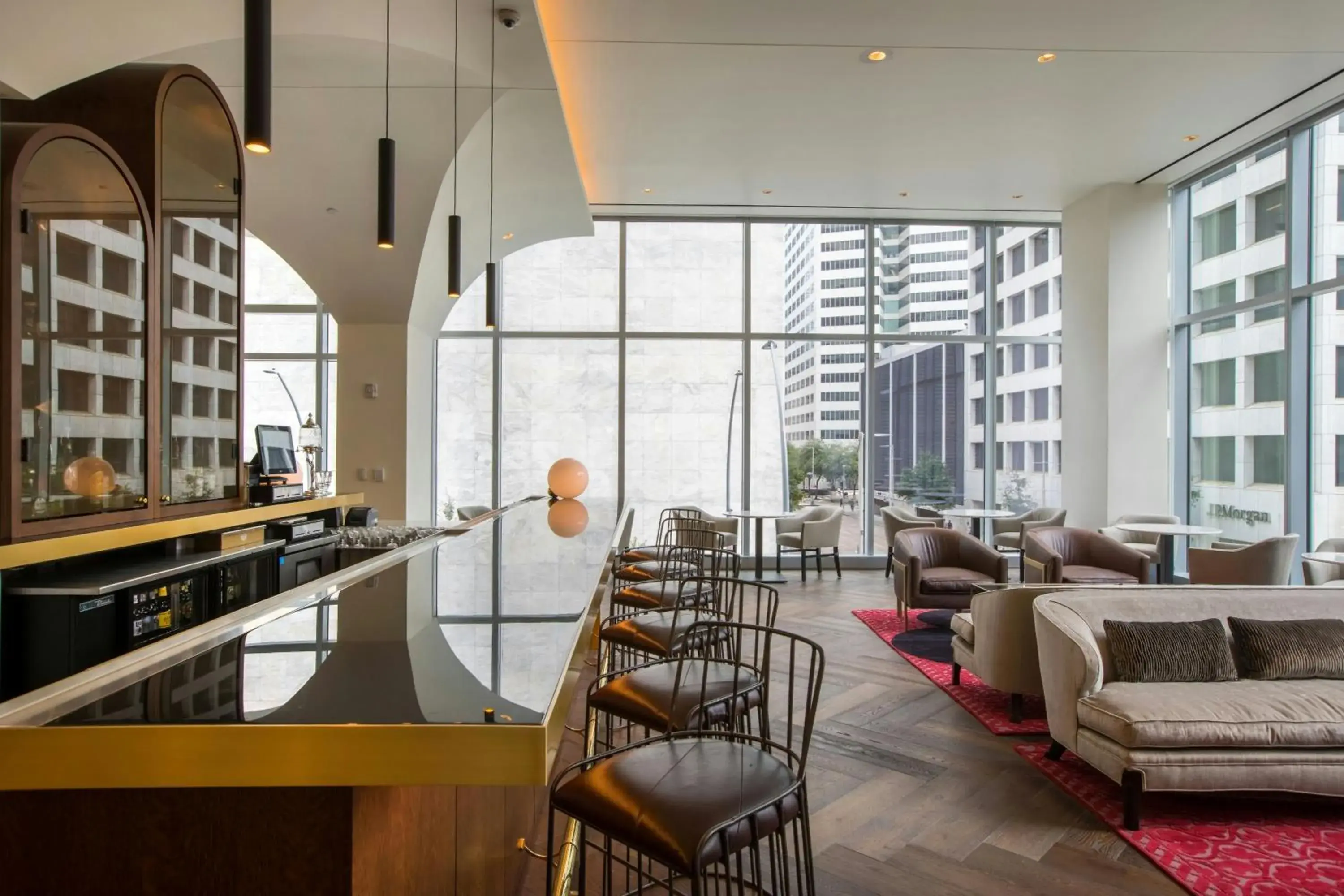 Lounge or bar in The Laura Hotel, Houston Downtown, Autograph Collection Lounge or bar in The Laura Hotel, Houston Downtown, Autograph Collection