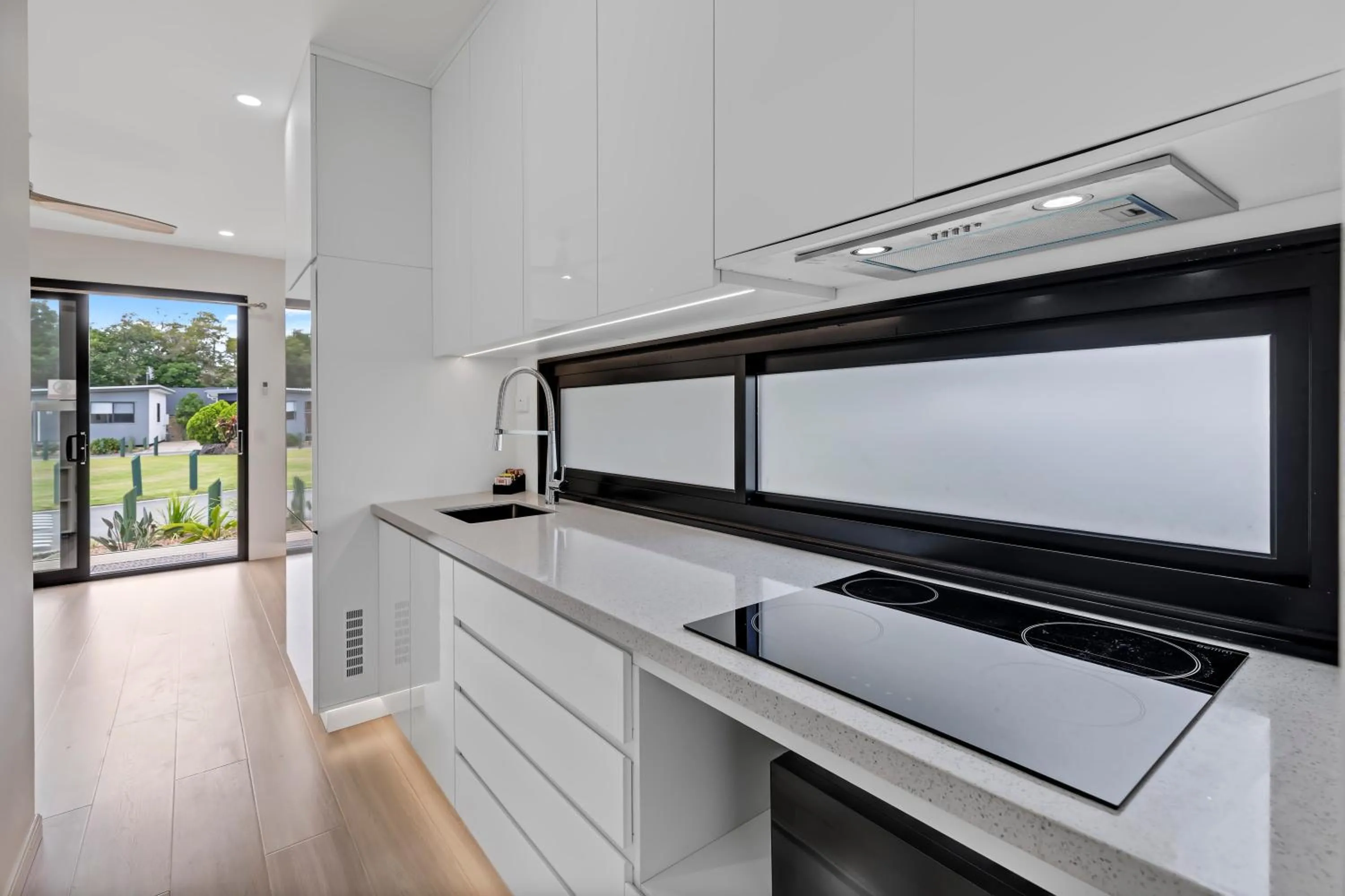 Kitchen or kitchenette in Yandina Caravan Park