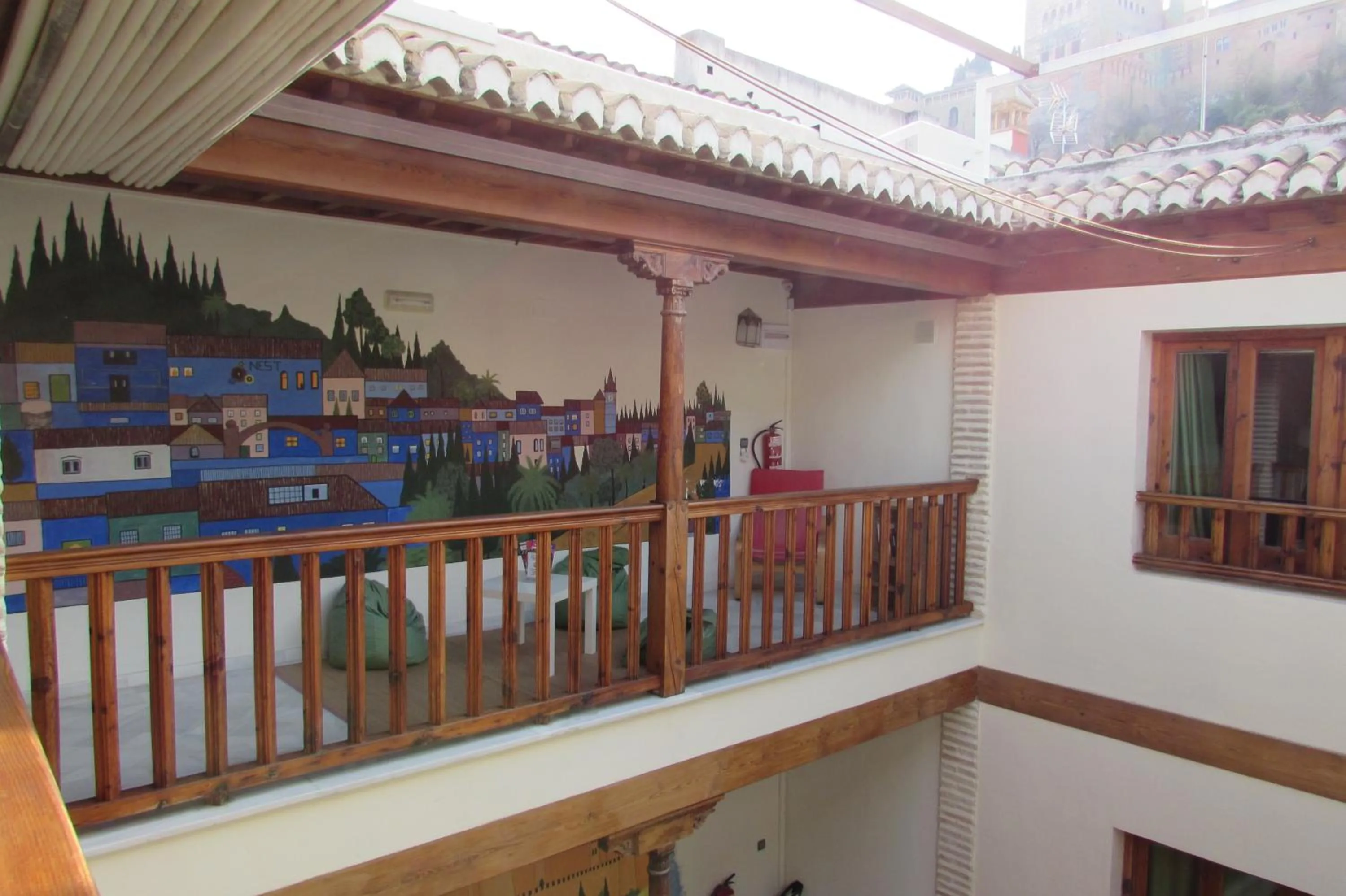 Balcony/Terrace in White Nest Hostel