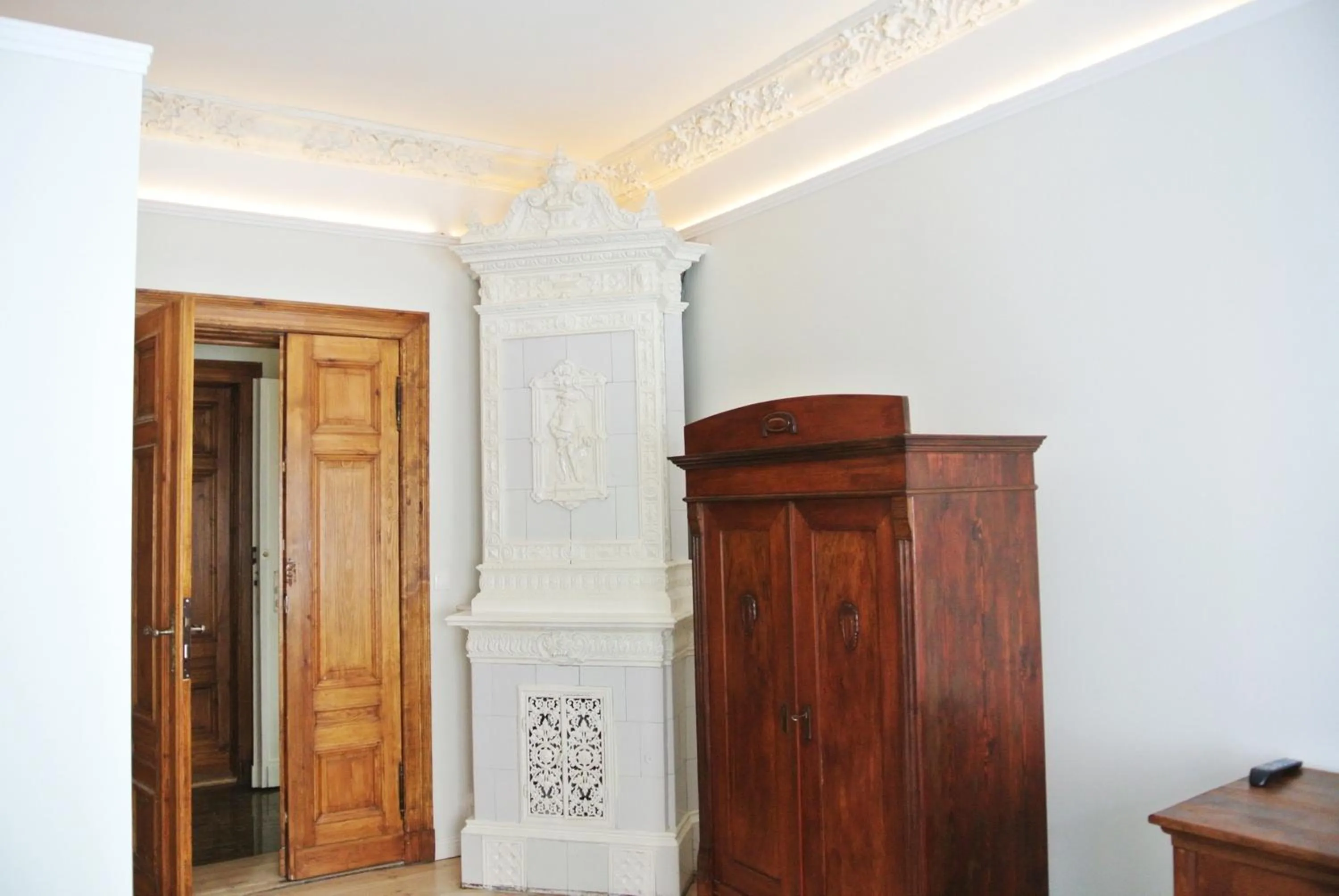 Decorative detail in Kamienica Bankowa Residence