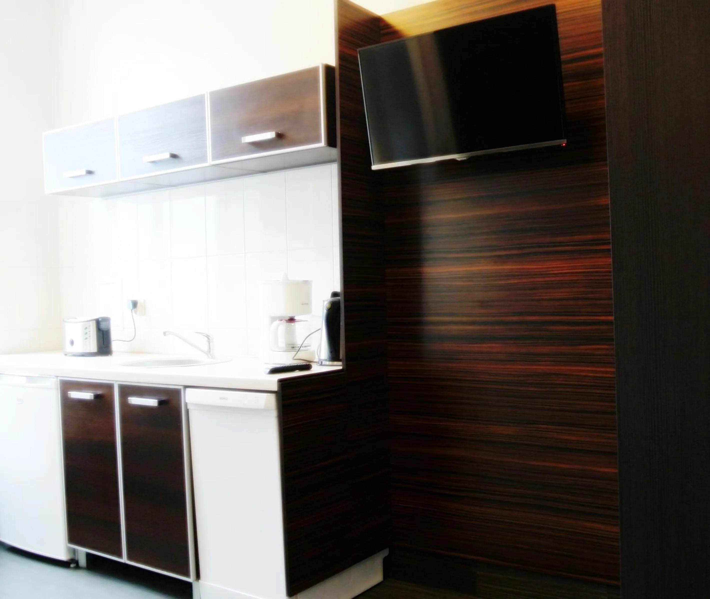 Kitchen or kitchenette in Kamienica Bankowa Residence