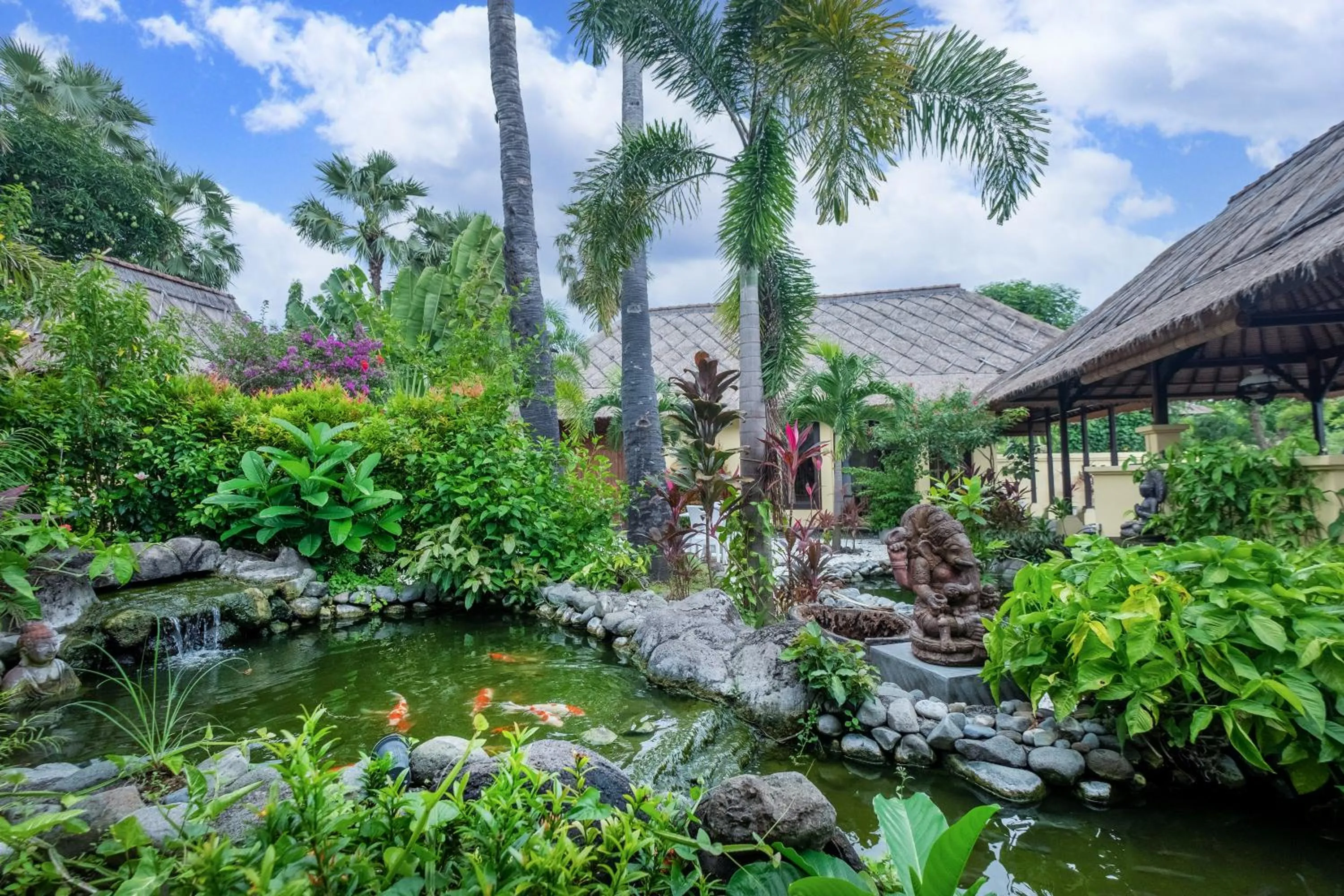 Garden view in Amertha Bali Villas