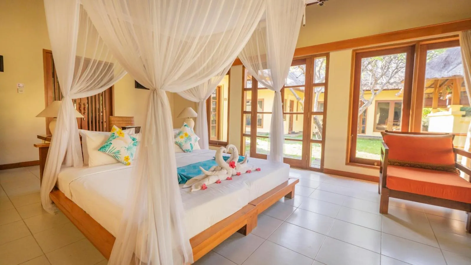 Photo of the whole room, Bed in Amertha Bali Villas