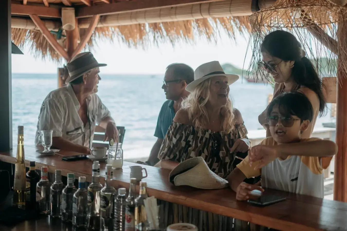 Lounge or bar in Amertha Bali Villas Lounge or bar in Amertha Bali Villas