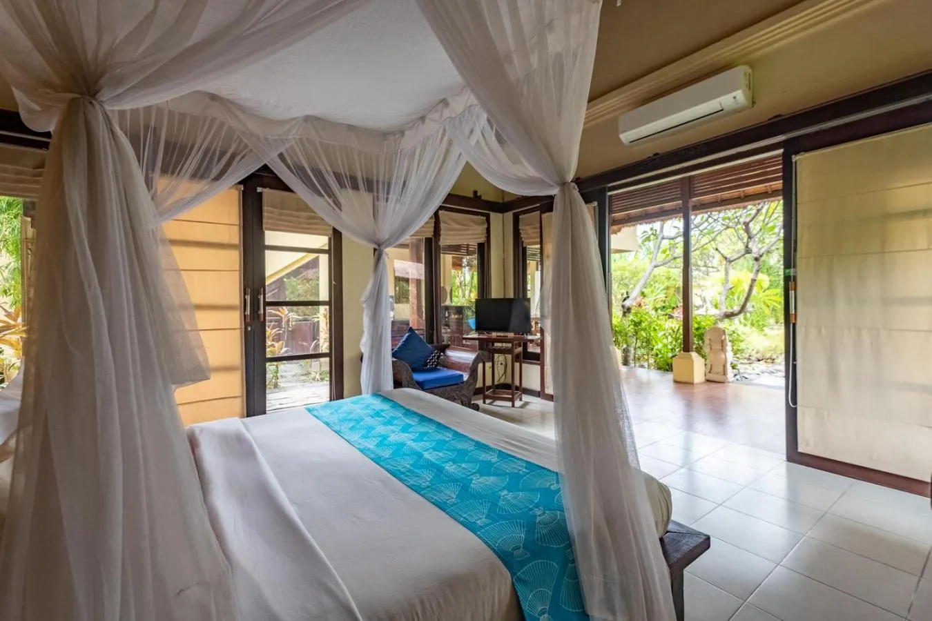 Bed in Amertha Bali Villas