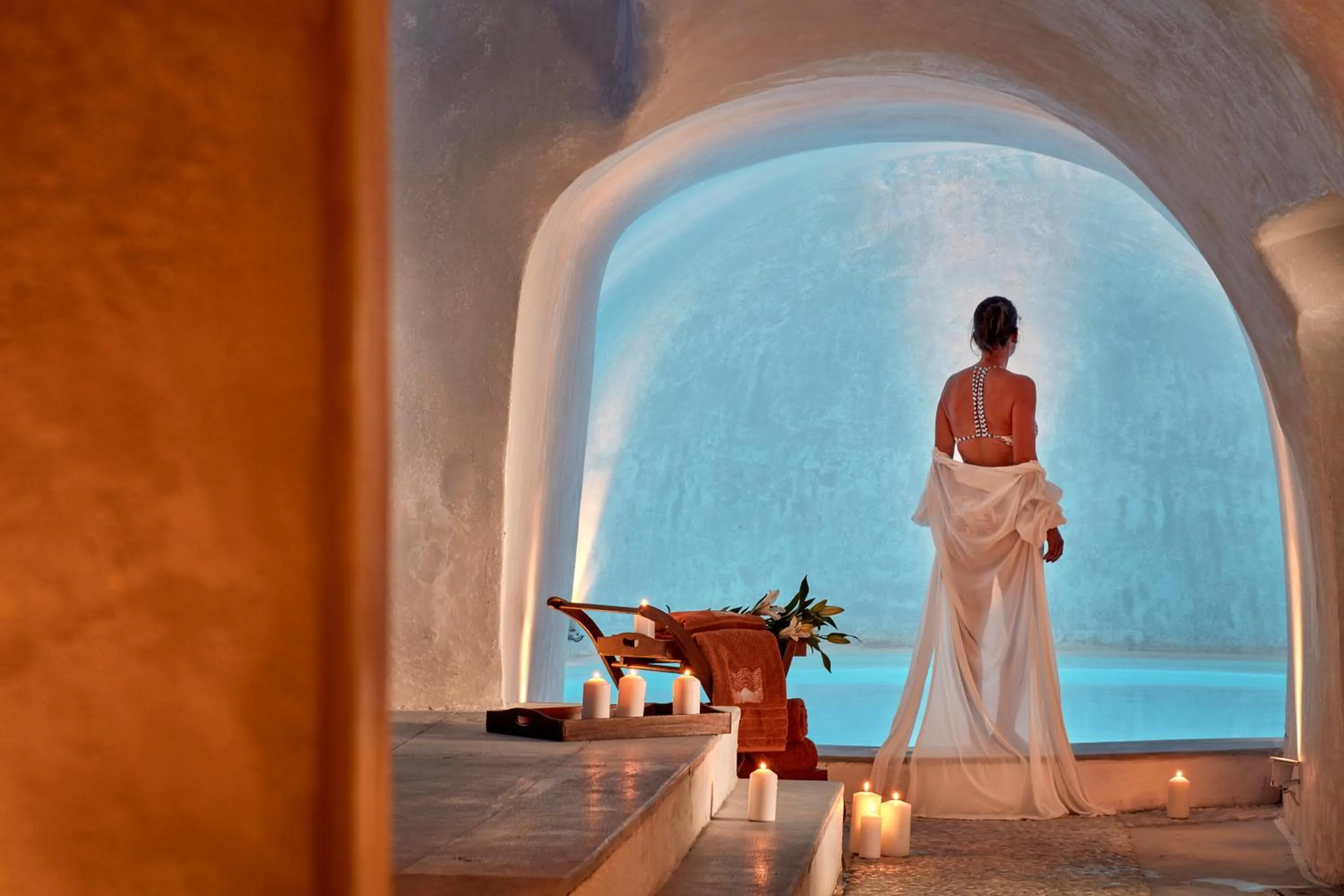 Hot Spring Bath in Notos Therme and Spa