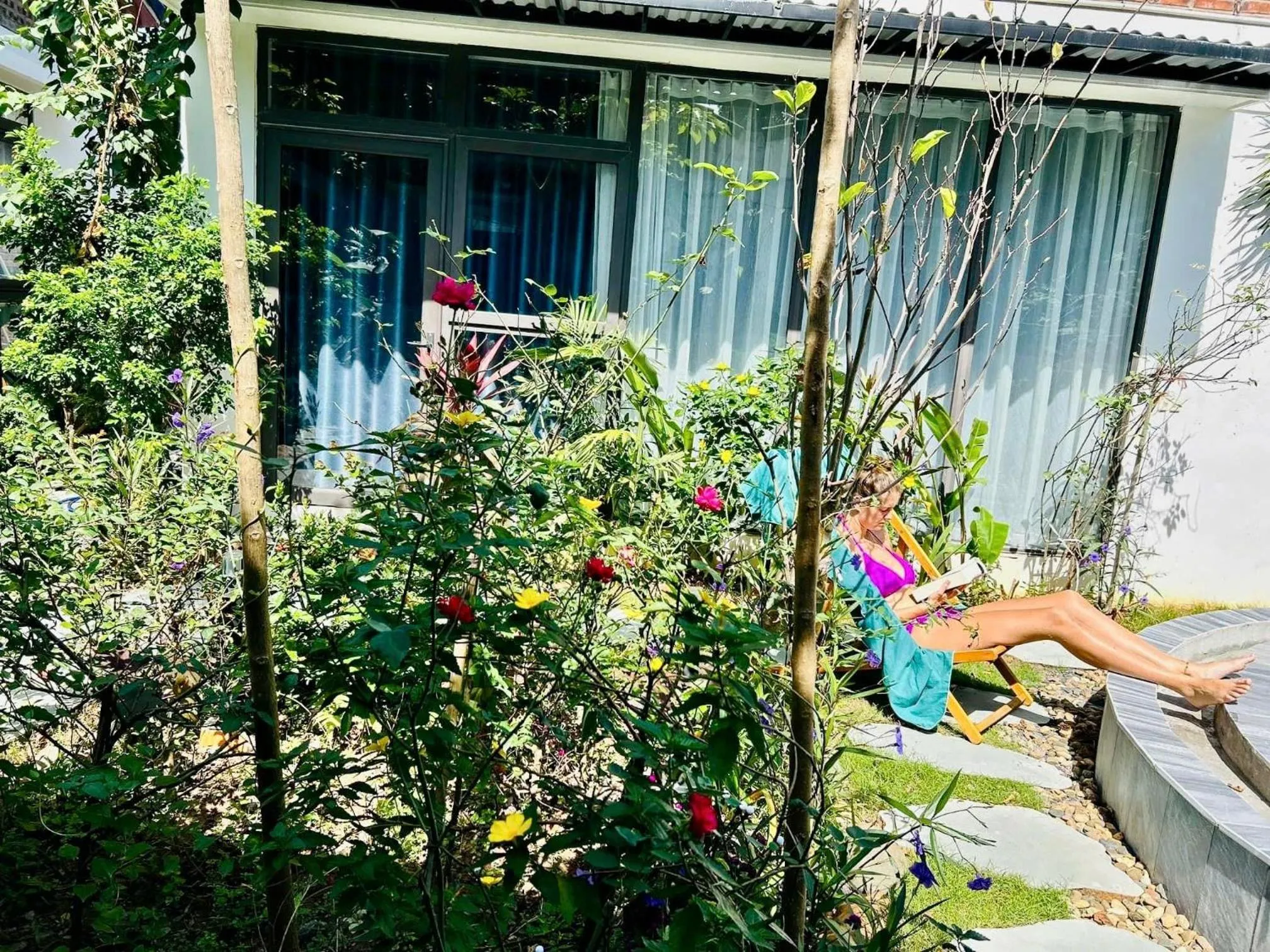 Swimming pool in Tam Coc Boutique Garden
