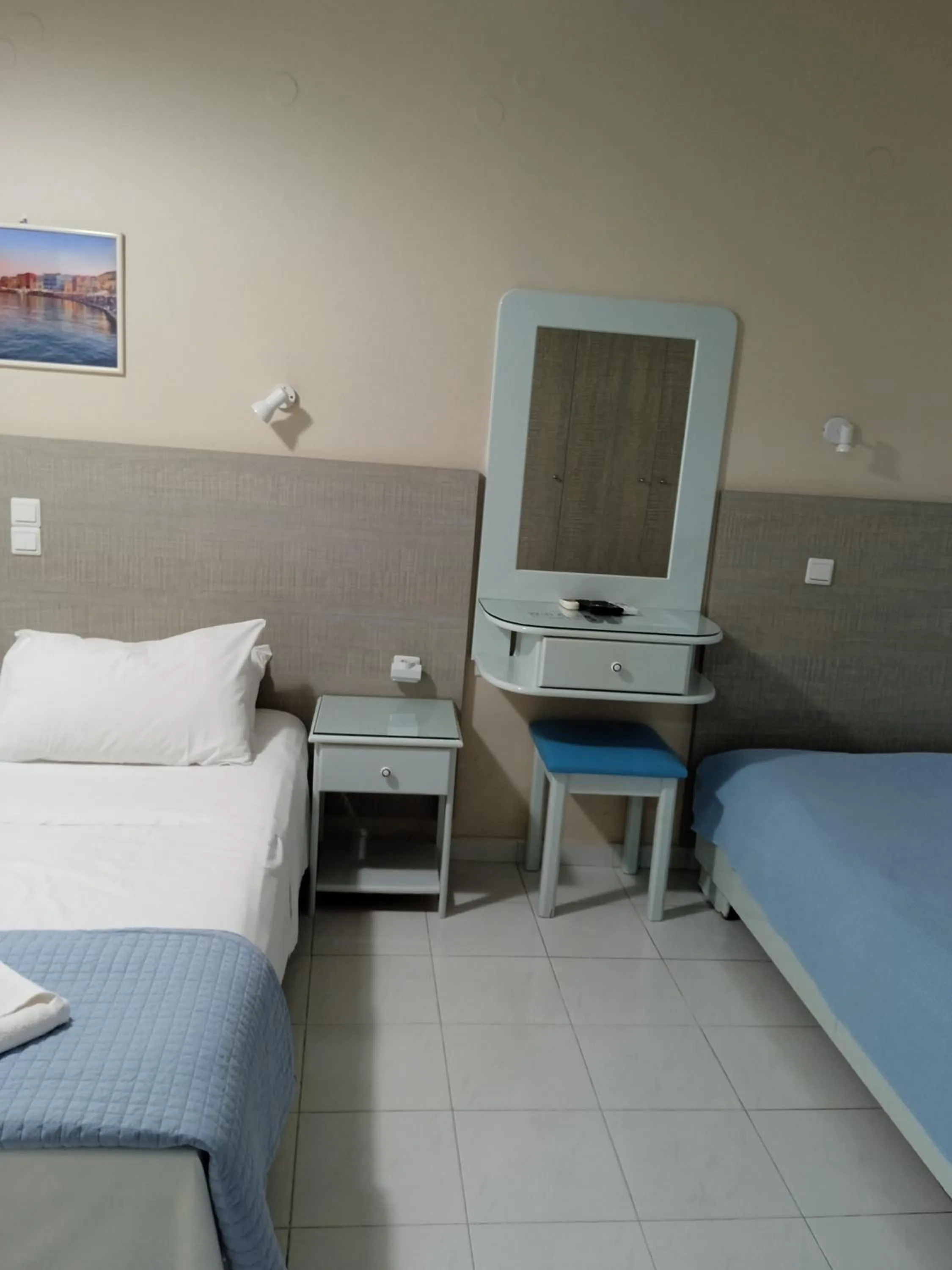 Bed in Ilona Apartments Chania