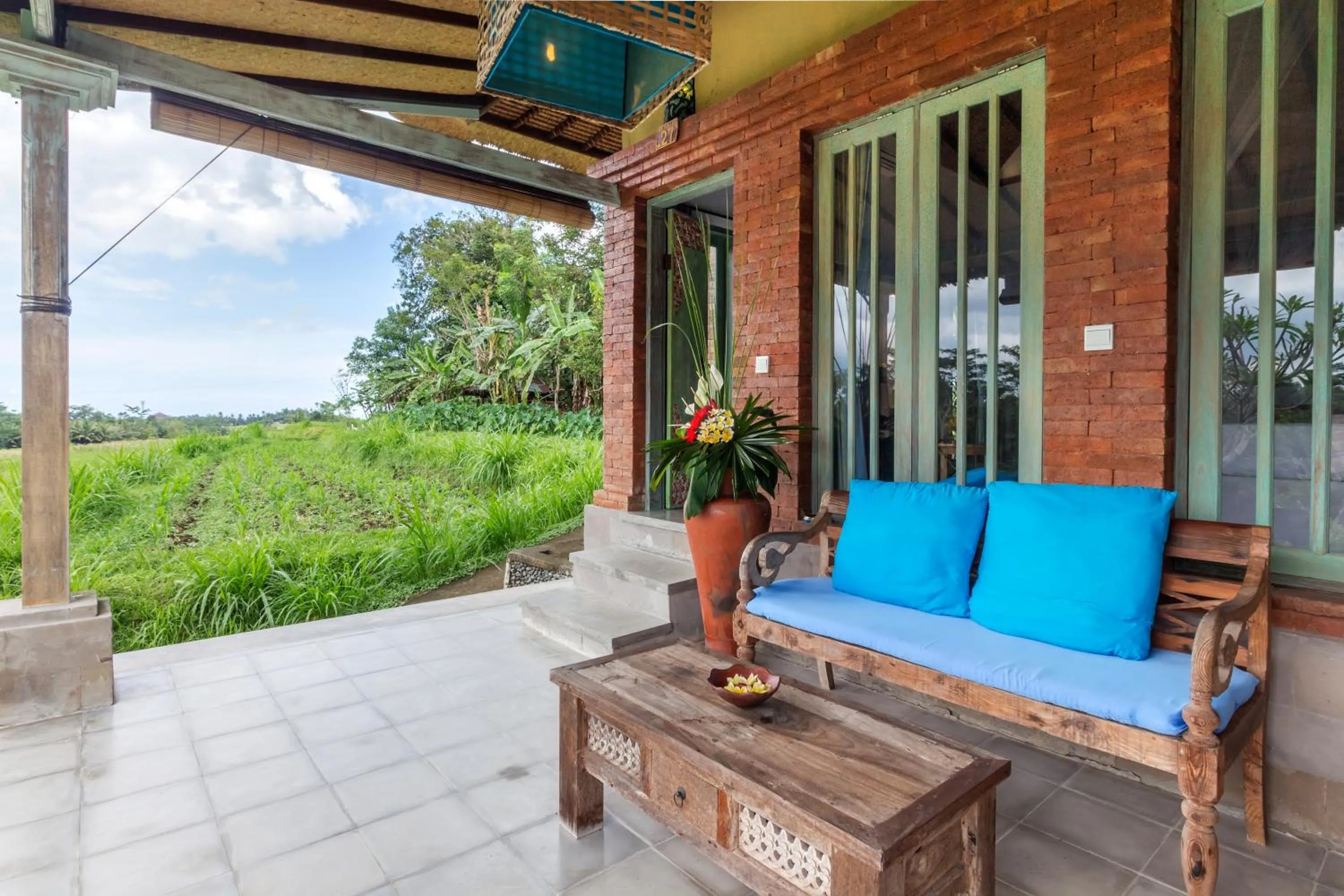 Seating area in Puri Taman Sari Resort