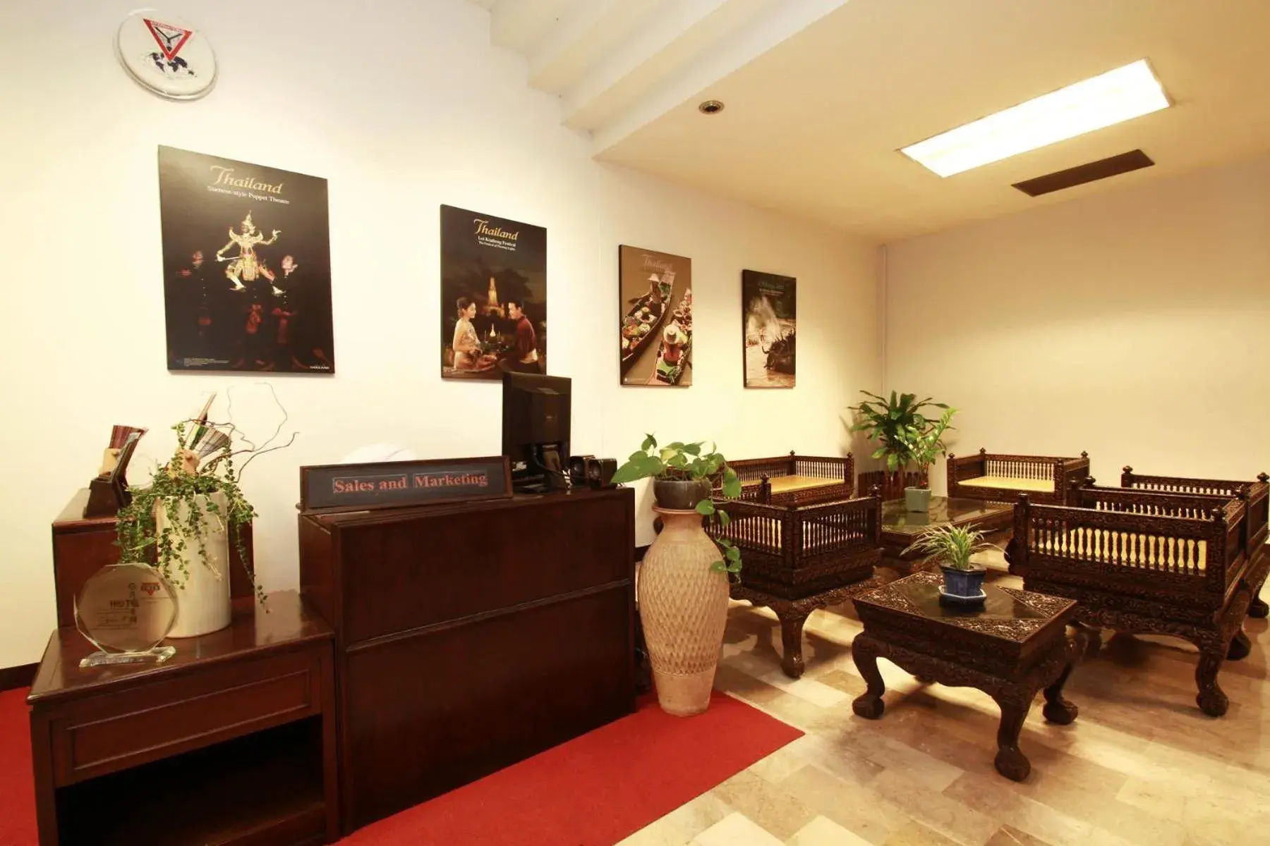 Lobby or reception in The International Hotel Chiang Mai - YMCA Lobby or reception in The International Hotel Chiang Mai - YMCA