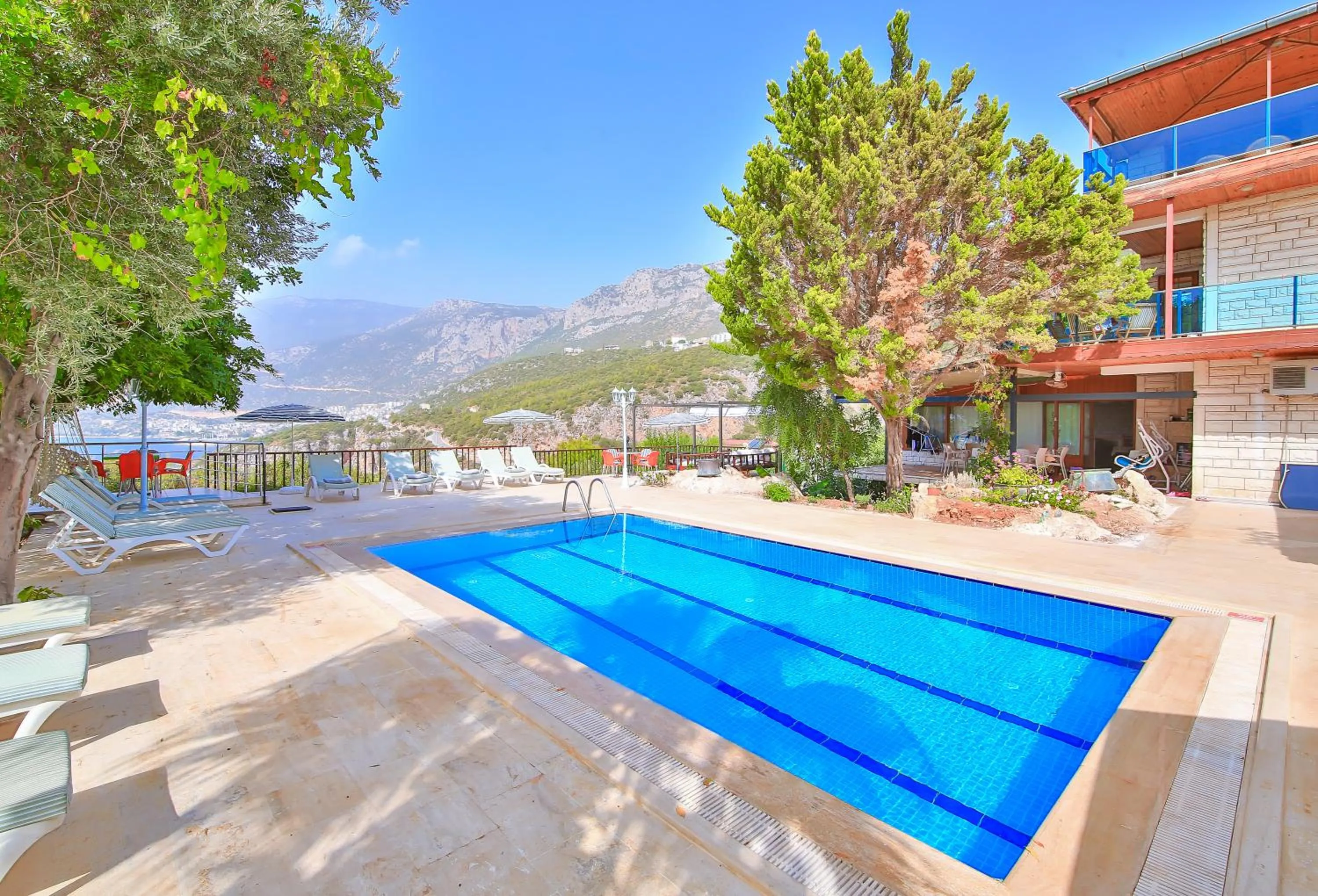 Swimming pool in Villa Dundar - Kas Apartments