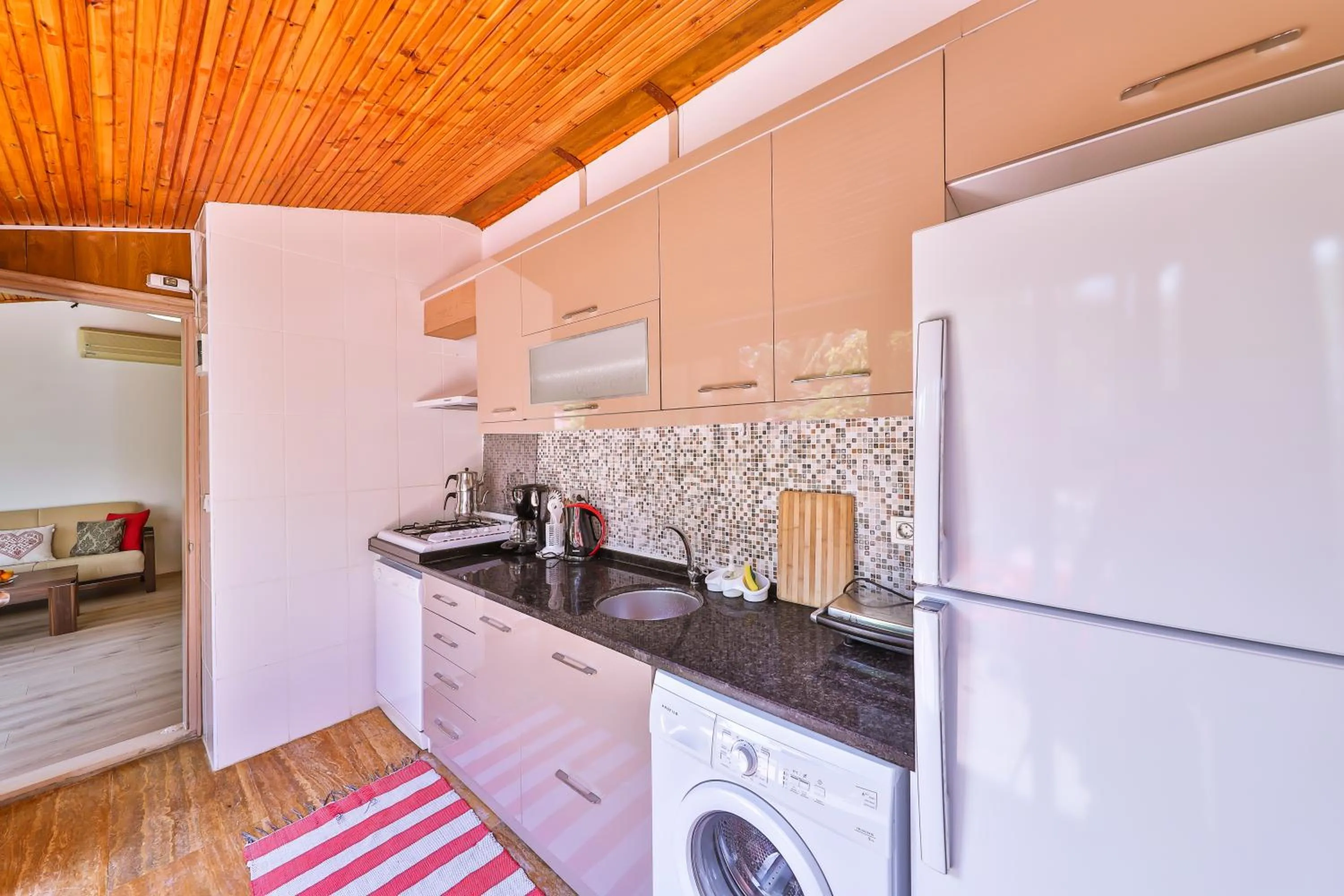 Kitchen or kitchenette in Villa Dundar - Kas Apartments