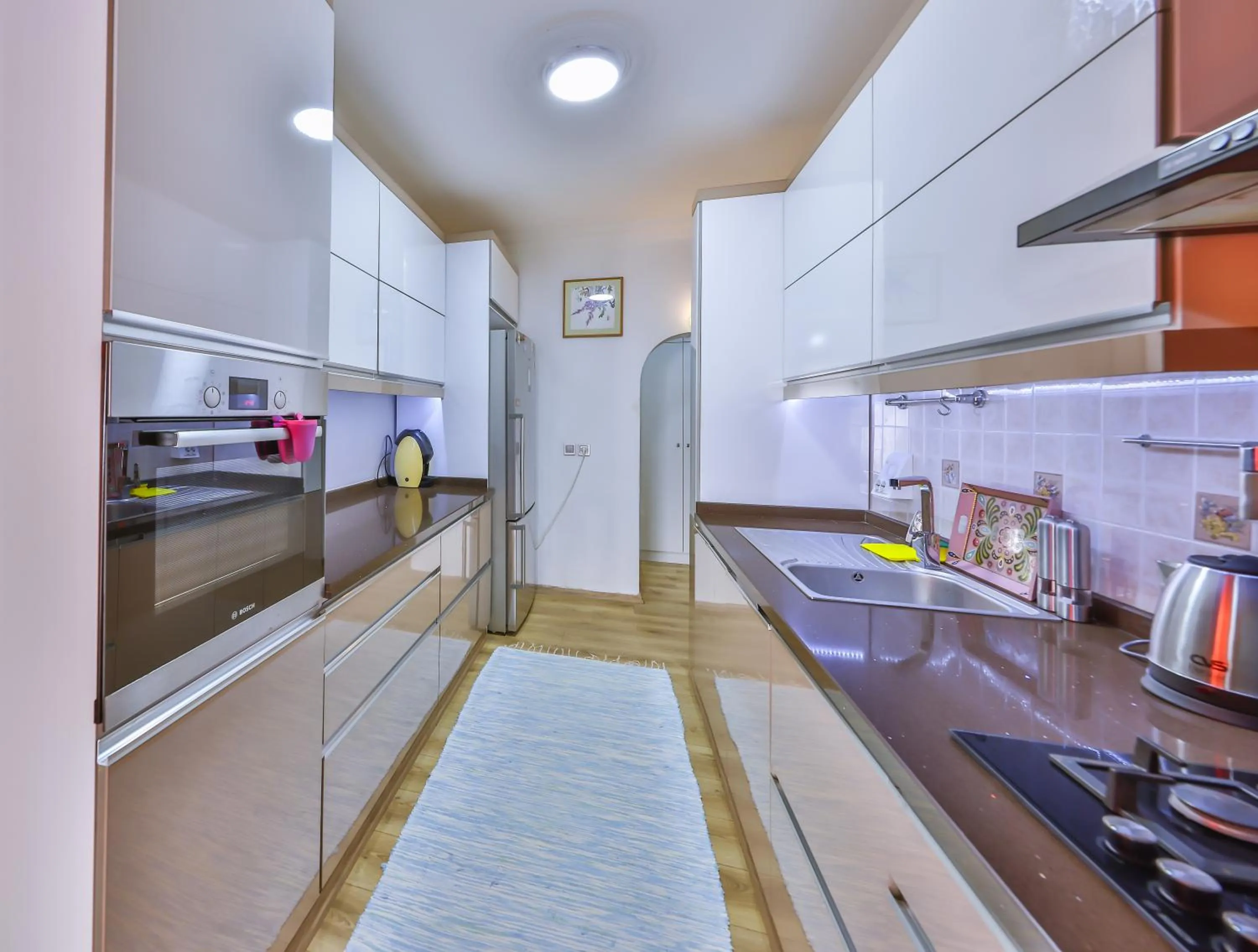 Kitchen or kitchenette in Villa Dundar - Kas Apartments