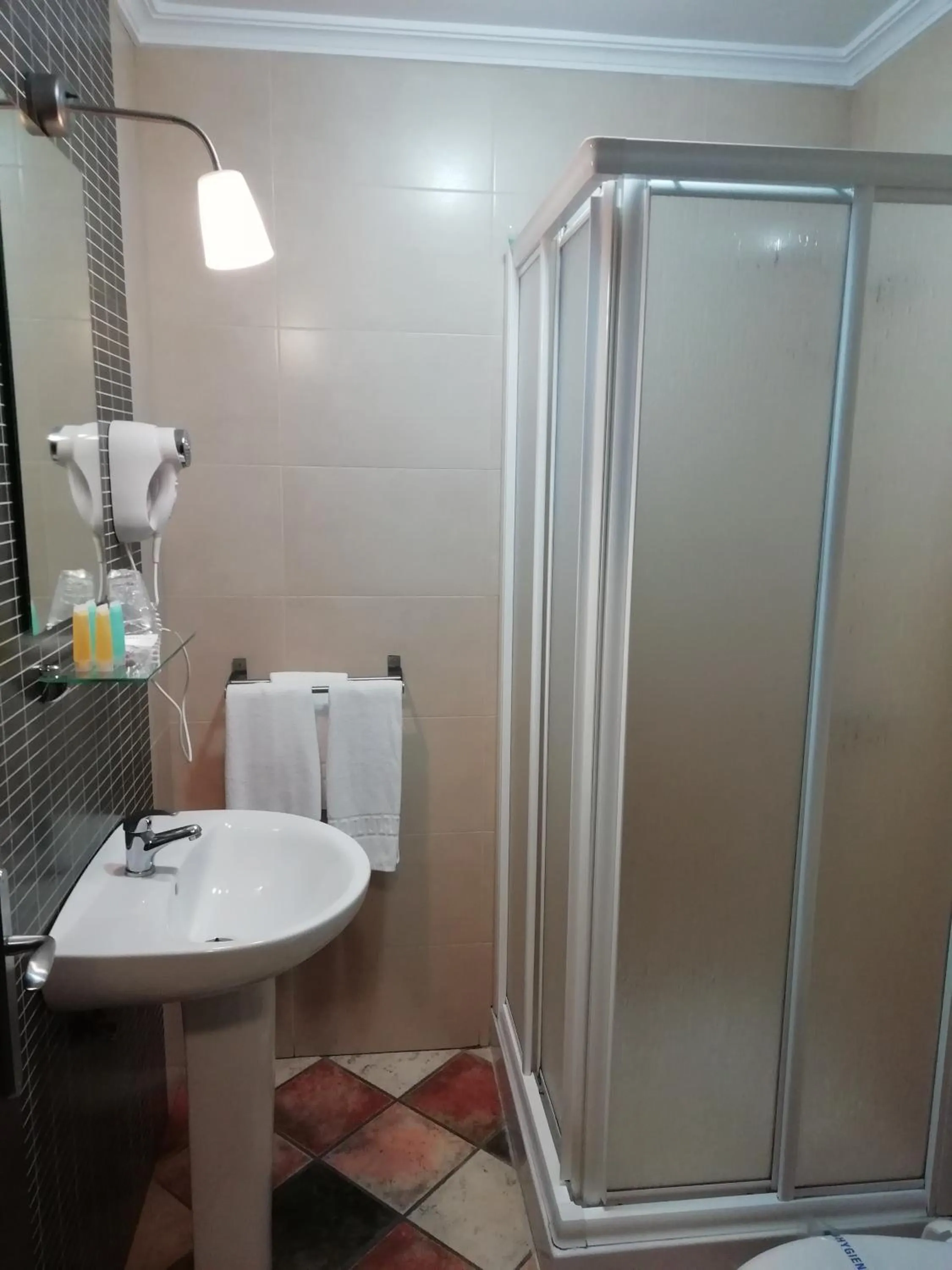 Bathroom in Hotel Montearoma