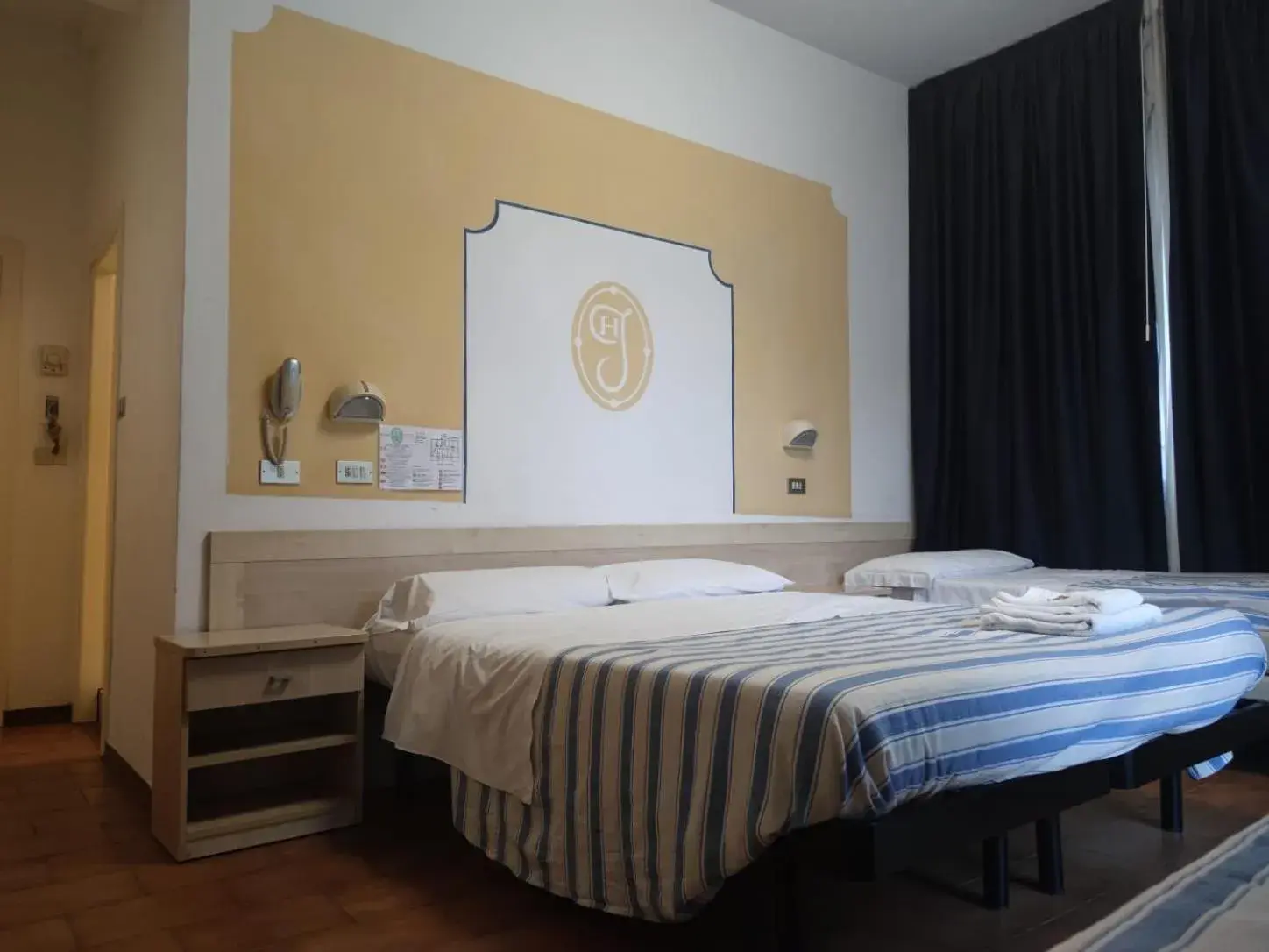 Bed in Hotel Jolie Bed in Hotel Jolie