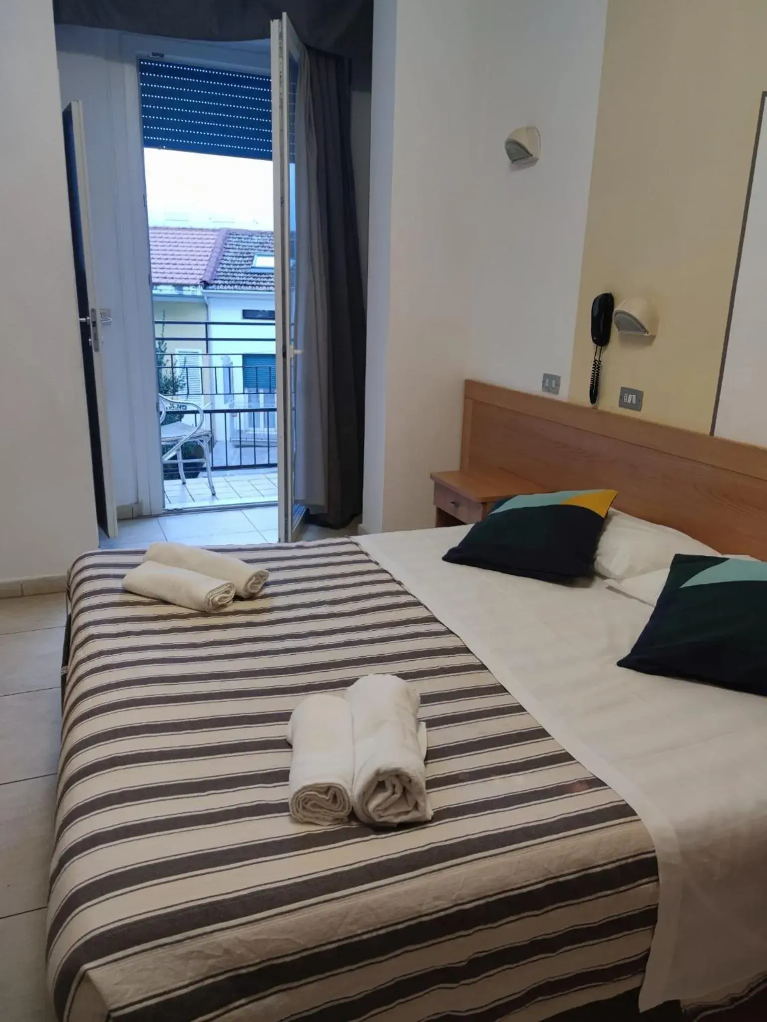 Bed in Hotel Jolie Bed in Hotel Jolie