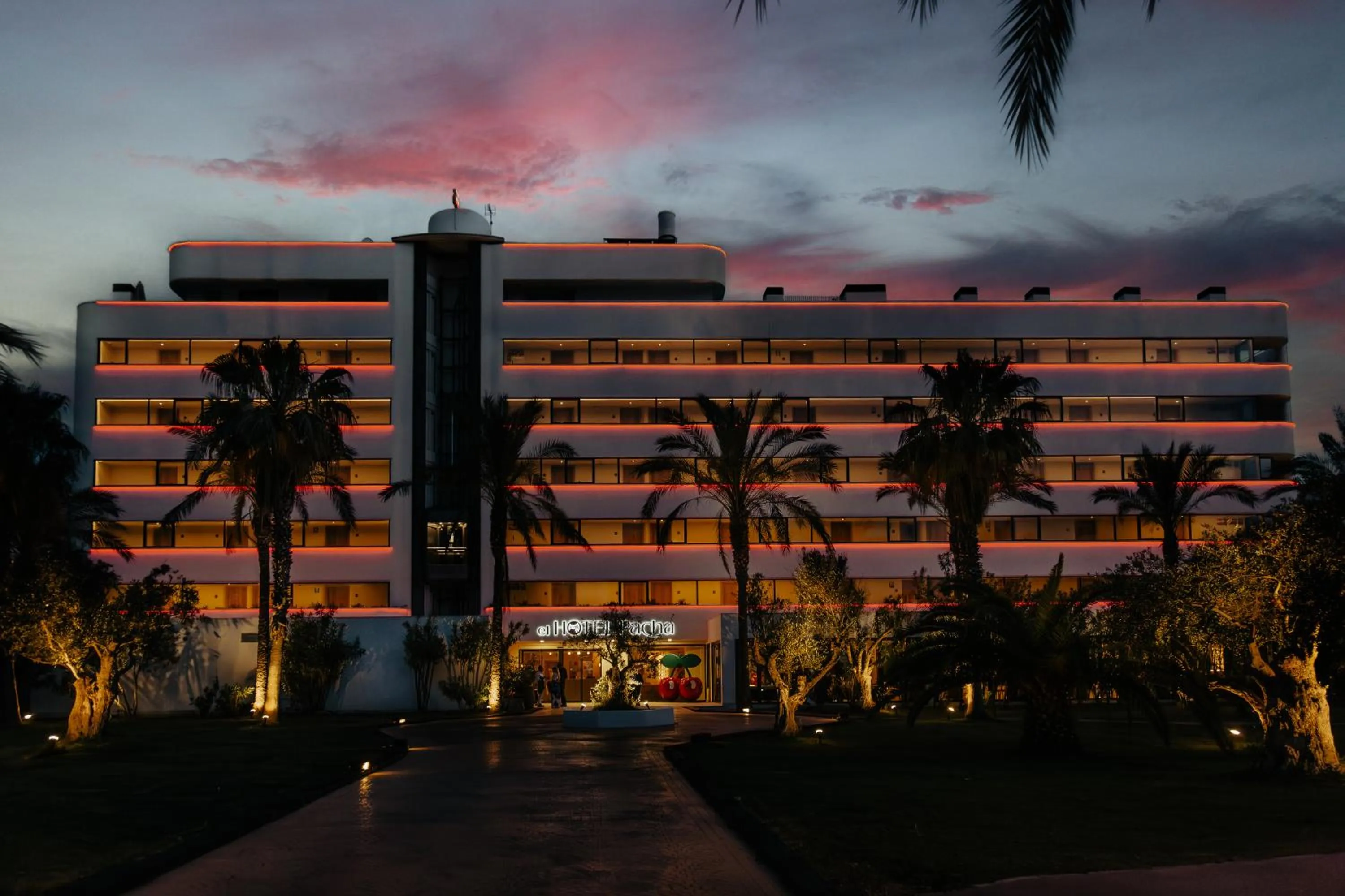Property building in Pacha Hotel