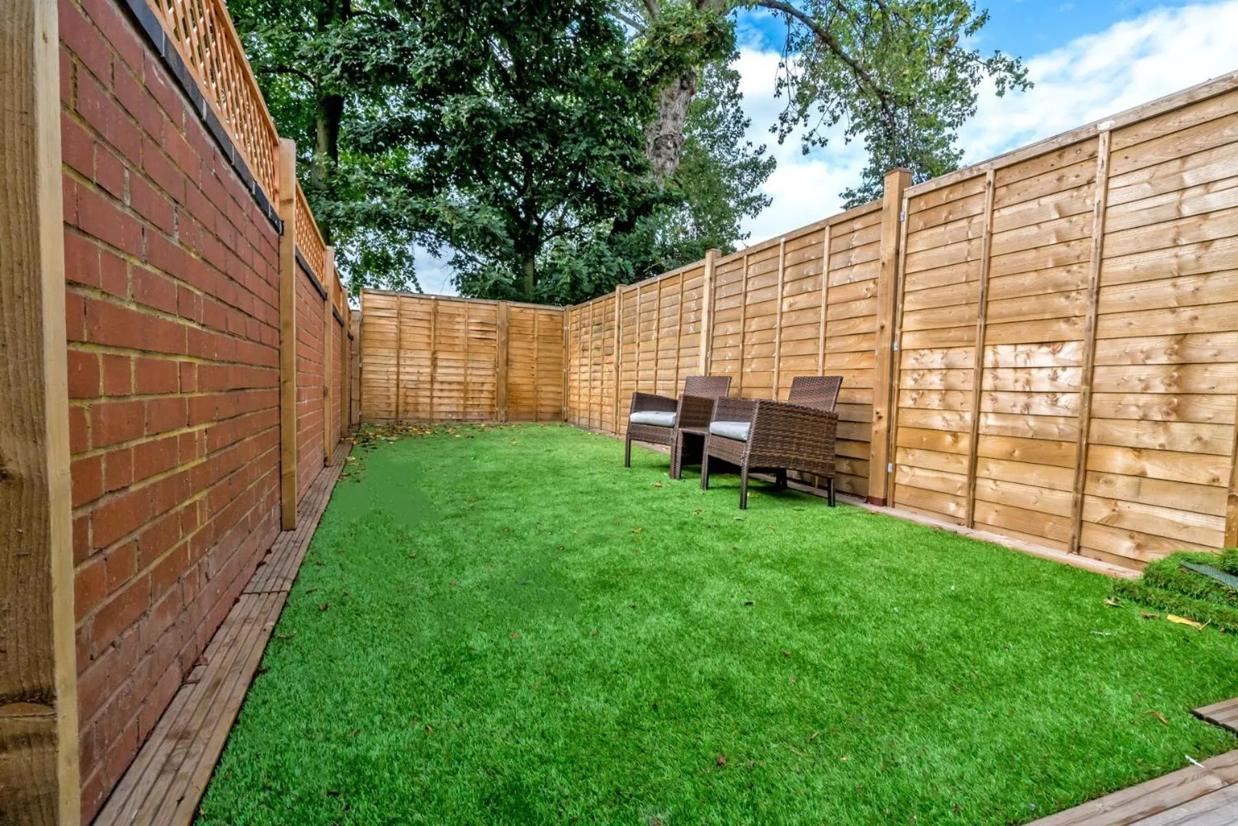 Garden view in Cannock Hotel Apartments