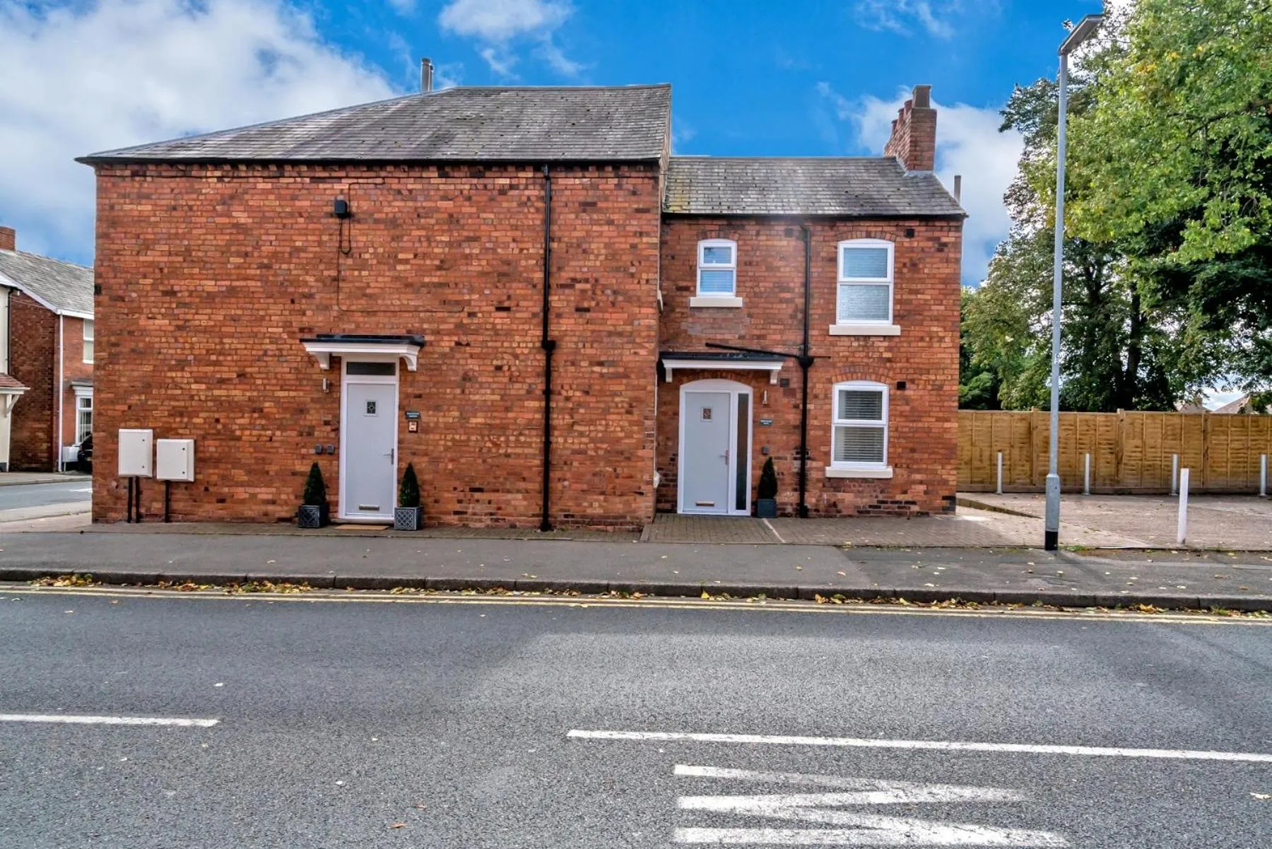 Facade/entrance in Cannock Hotel Apartments