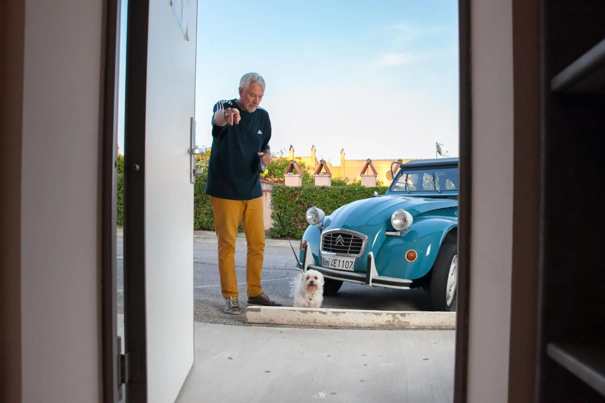 Bedroom in AutoHotel