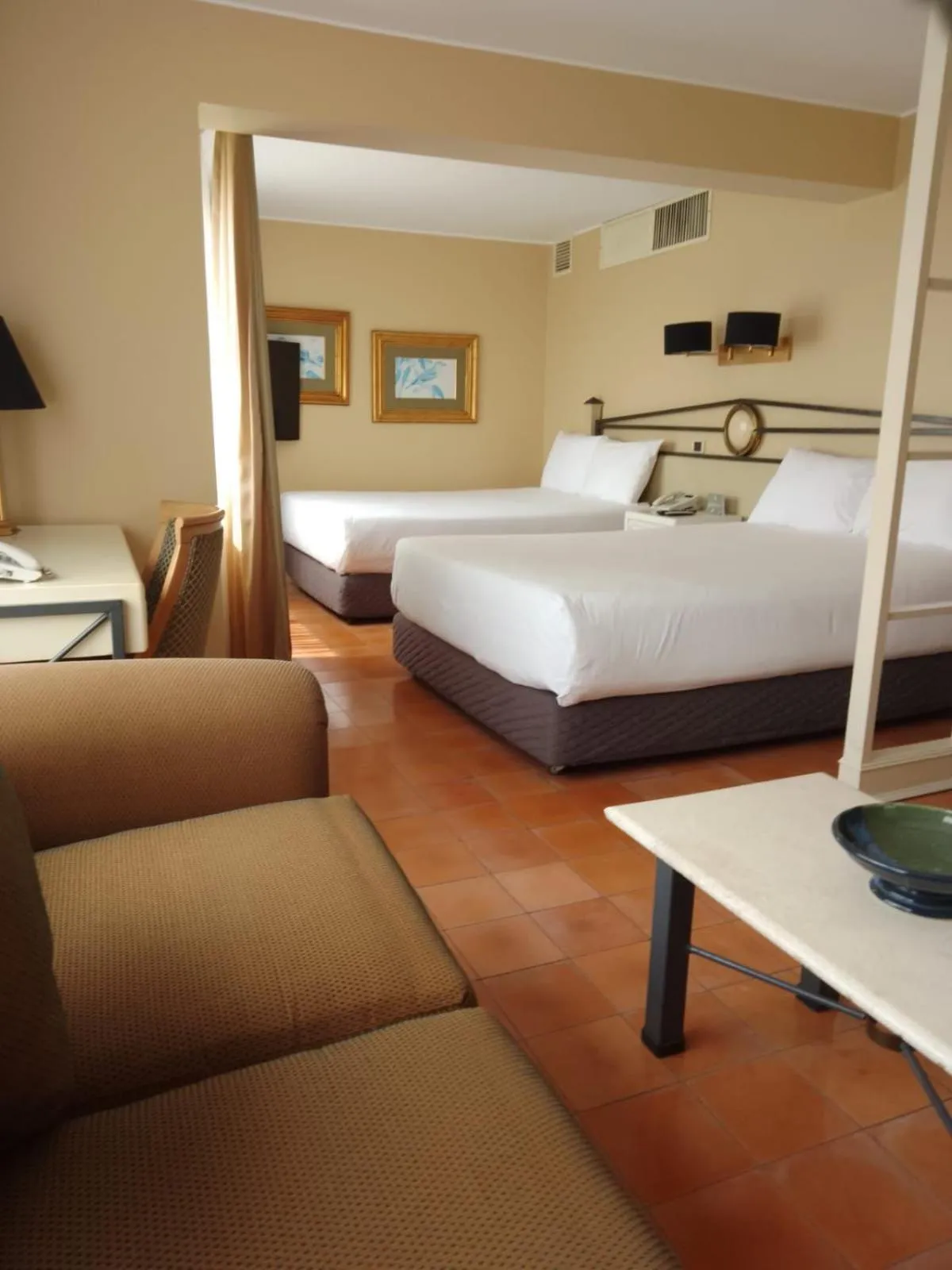 Bed in Suites del Bosque Hotel