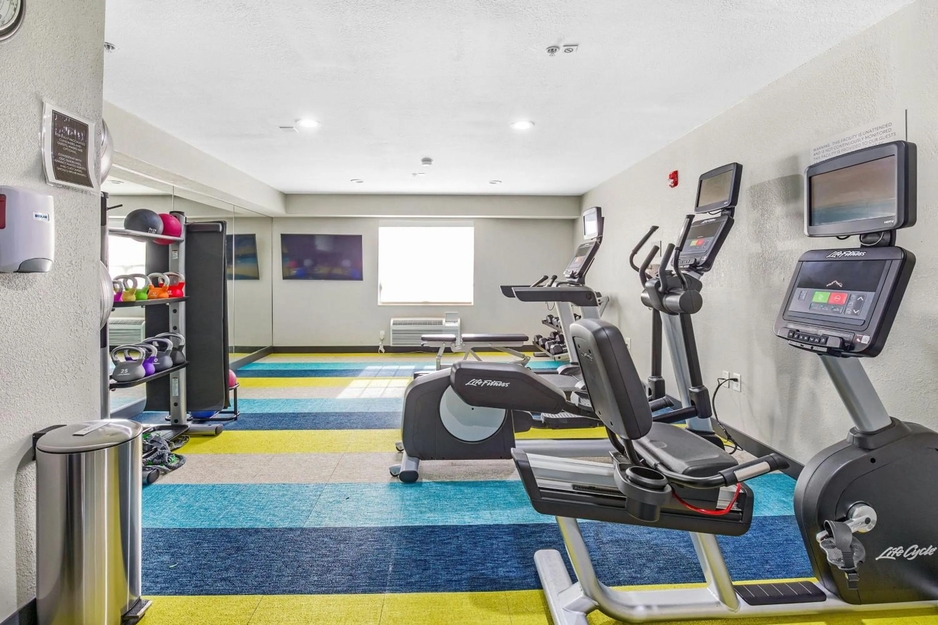 Fitness centre/facilities in TownePlace Suites Mobile