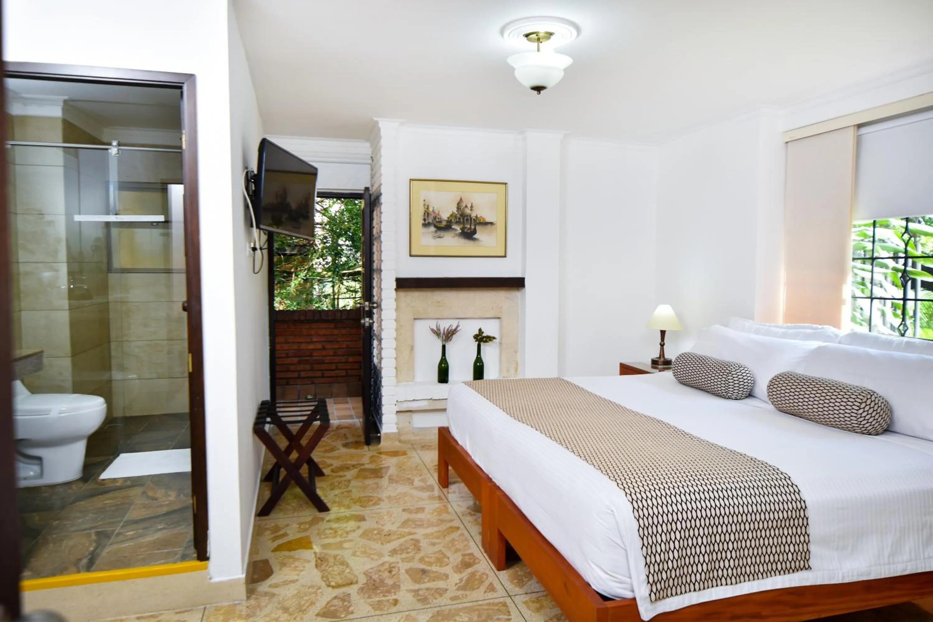 Bed in La Campana Hotel Boutique