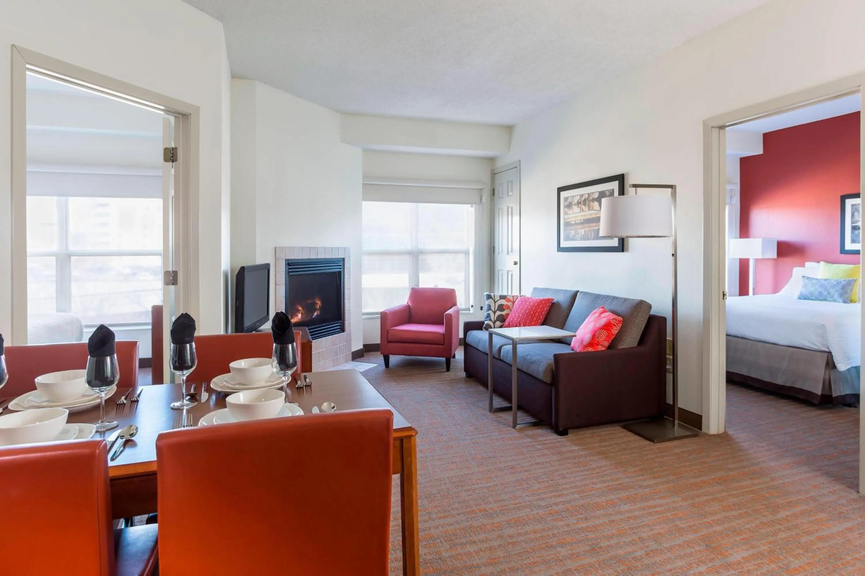 Bedroom, Bed in Residence Inn by Marriott Bloomington by Mall of America