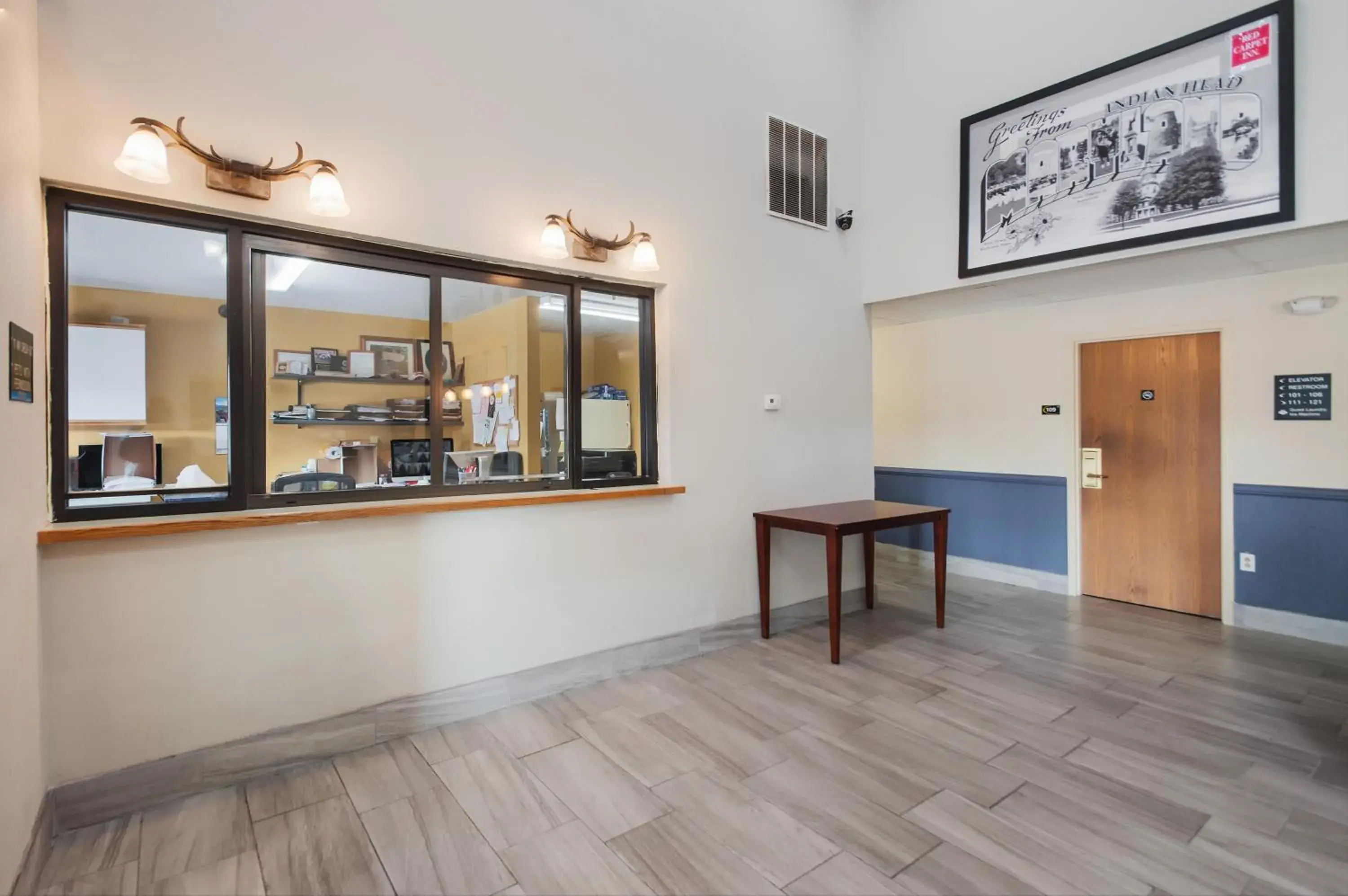 Lobby or reception in Red Carpet Inn-Indian Head Lobby or reception in Red Carpet Inn-Indian Head