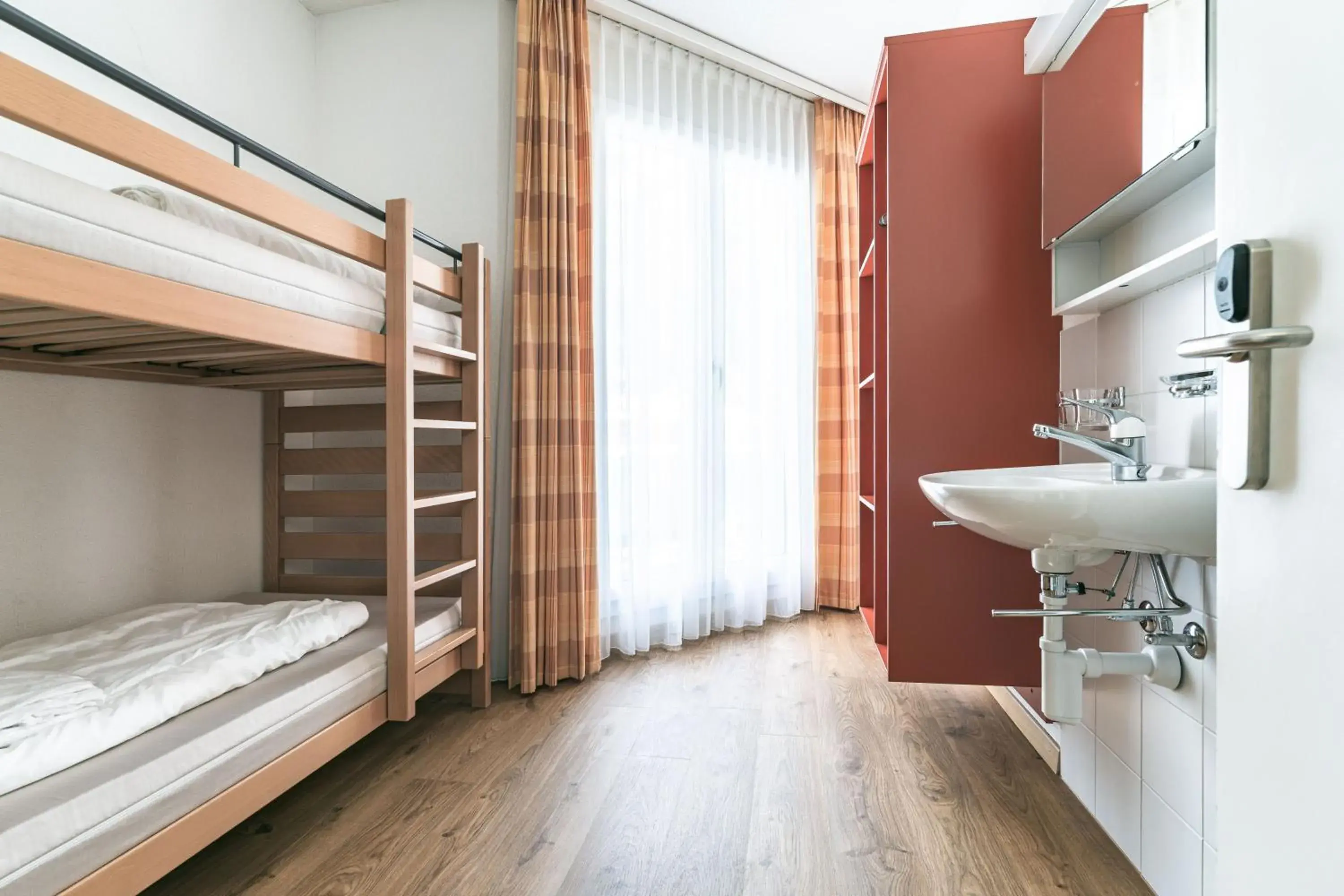 Hostel Twin Room with Shared Bathroom in Swiss Holiday Park Resort Hostel Twin Room with Shared Bathroom in Swiss Holiday Park Resort