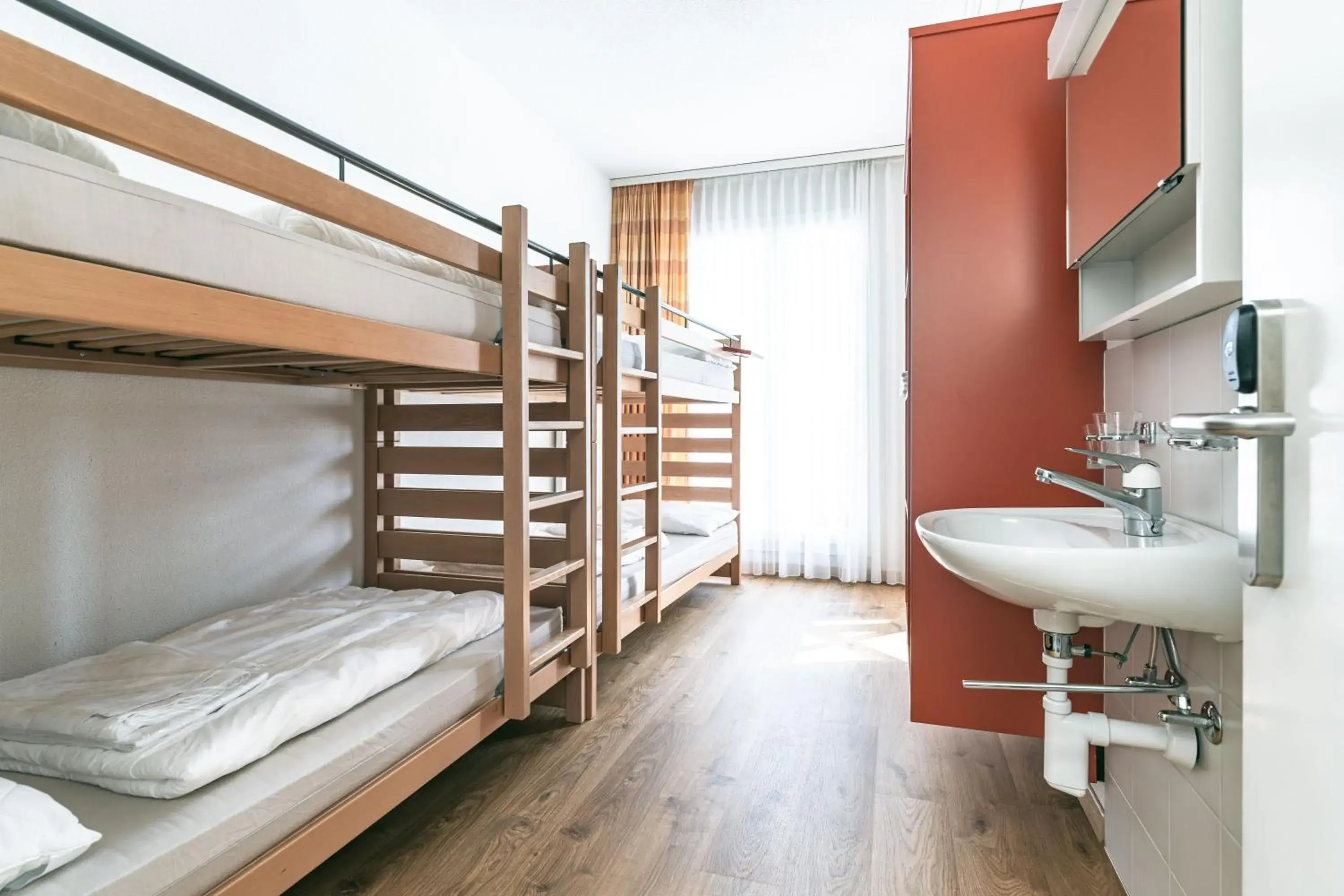 Hostel Quadruple Room with Shared Bathroom in Swiss Holiday Park Resort Hostel Quadruple Room with Shared Bathroom in Swiss Holiday Park Resort