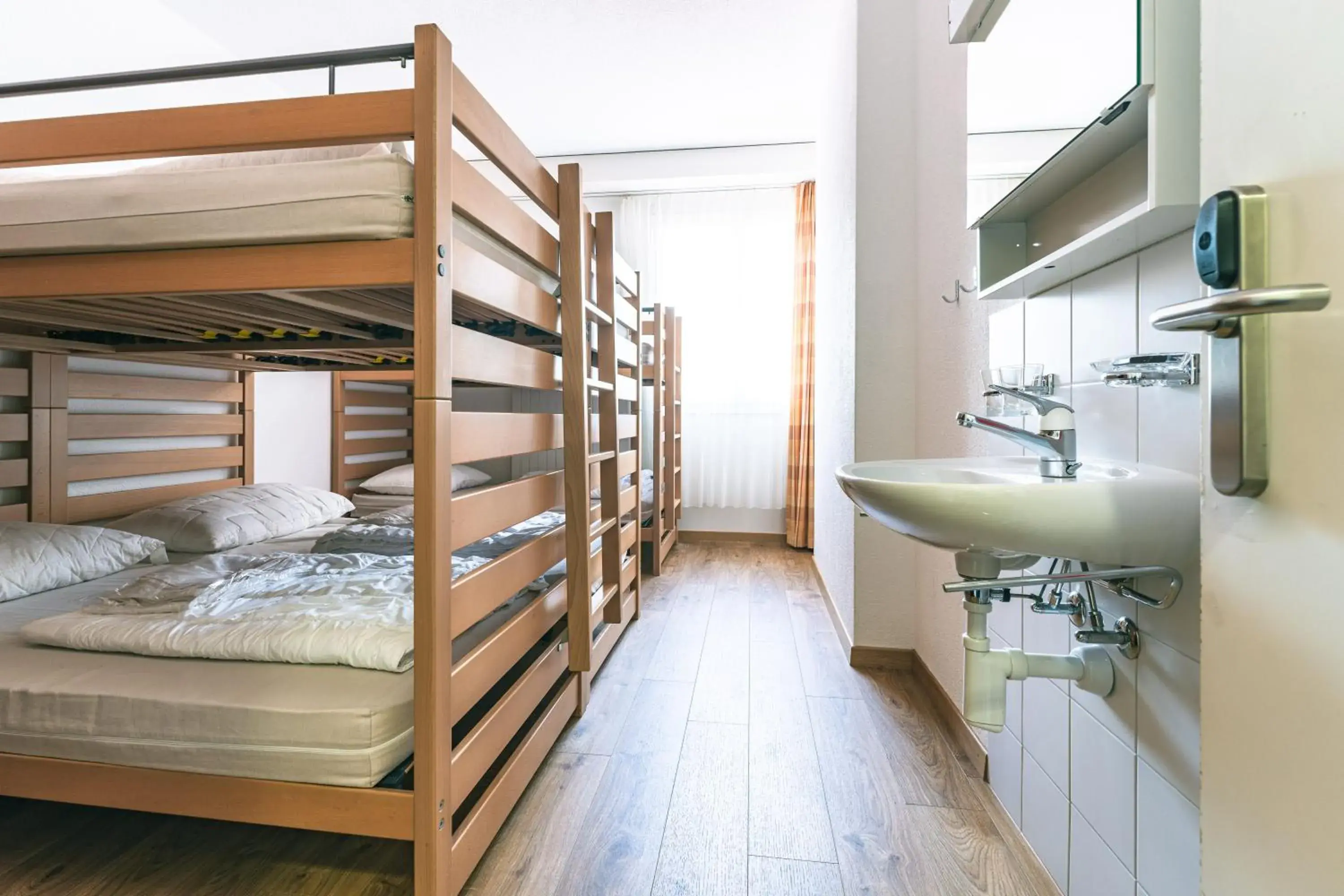 Hostel Sextuple Room with Shared Bathroom in Swiss Holiday Park Resort Hostel Sextuple Room with Shared Bathroom in Swiss Holiday Park Resort