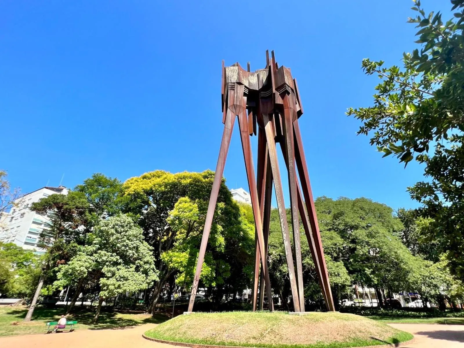 Garden view in Slaviero Porto Alegre Moinhos