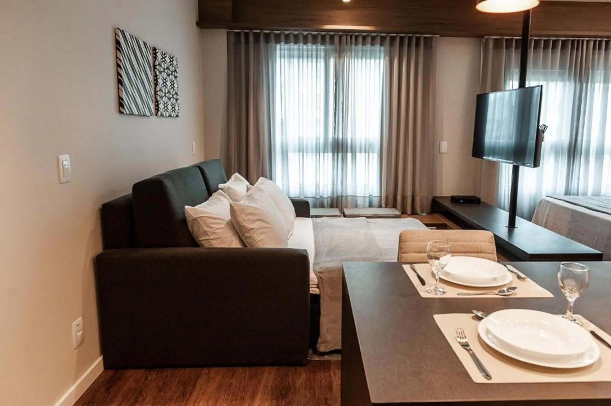 Bed in Slaviero Porto Alegre Moinhos