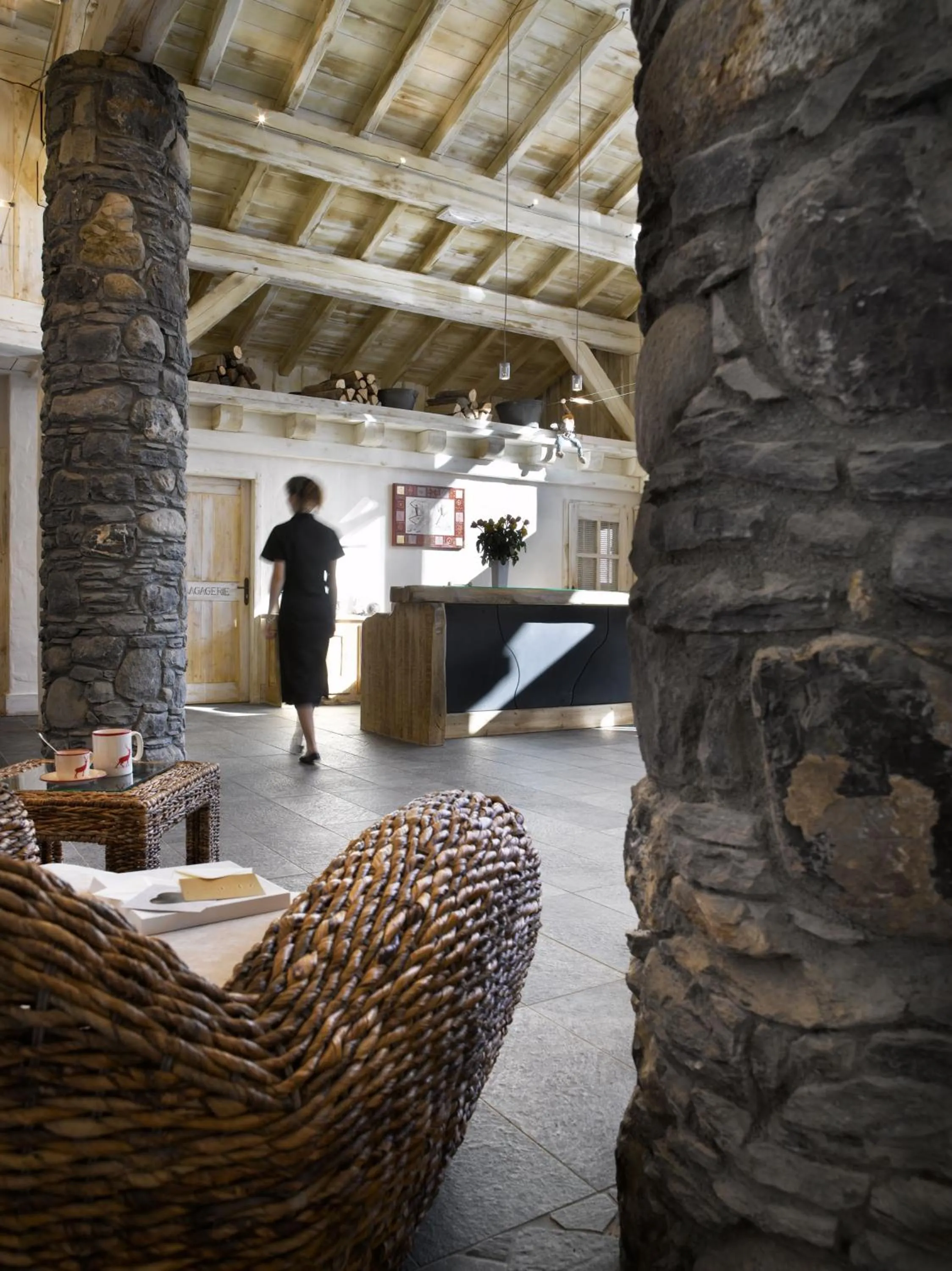 Lobby or reception in CGH Résidence Boutique Le Hameau De Pierre Blanche
