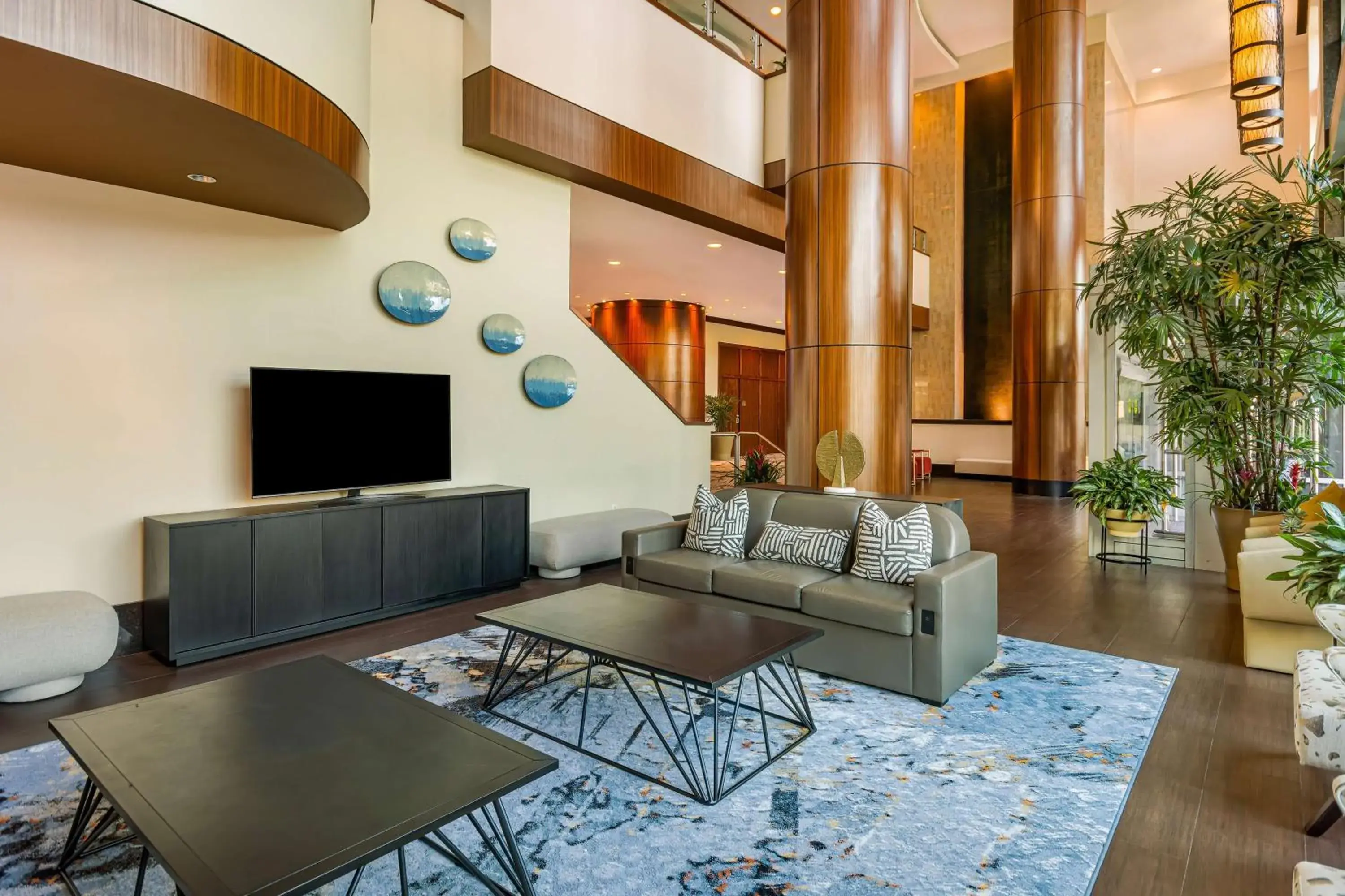 Lobby or reception in Embassy Suites Houston - Downtown Lobby or reception in Embassy Suites Houston - Downtown