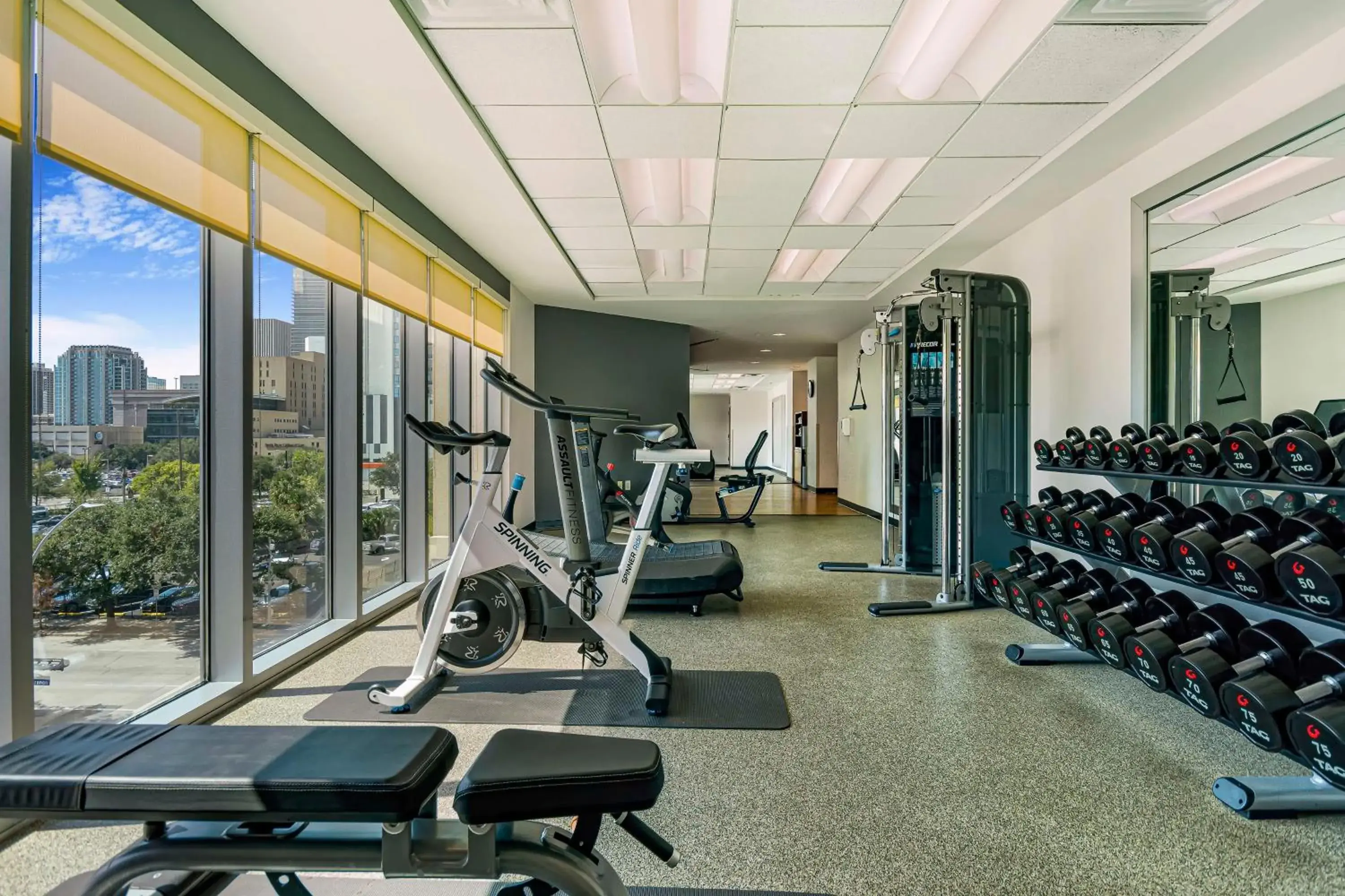 Fitness centre/facilities in Embassy Suites Houston - Downtown Fitness centre/facilities in Embassy Suites Houston - Downtown