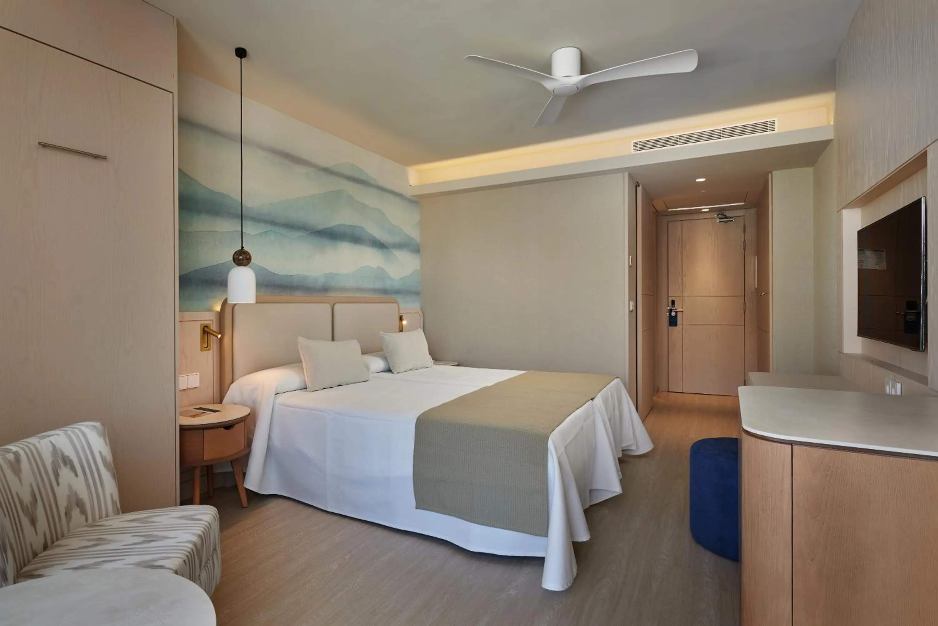 Bedroom, Bed in Hipotels Flamenco