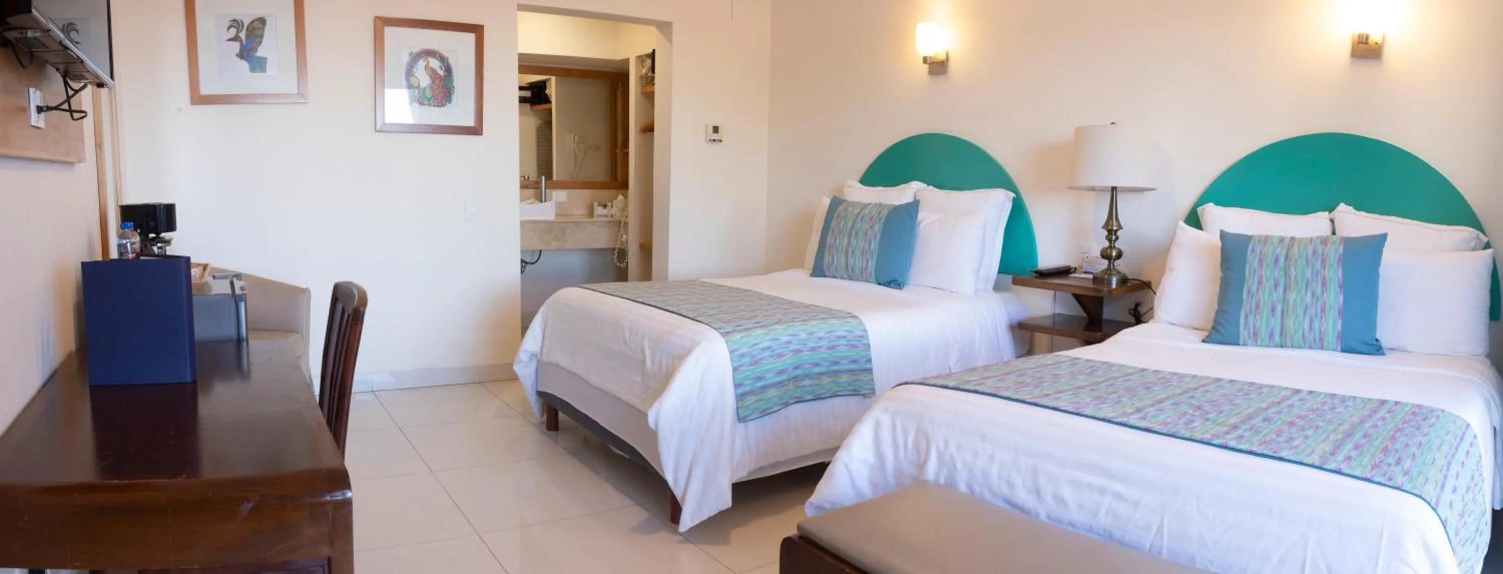 Bed in The Westmarine Waterfront Hotel