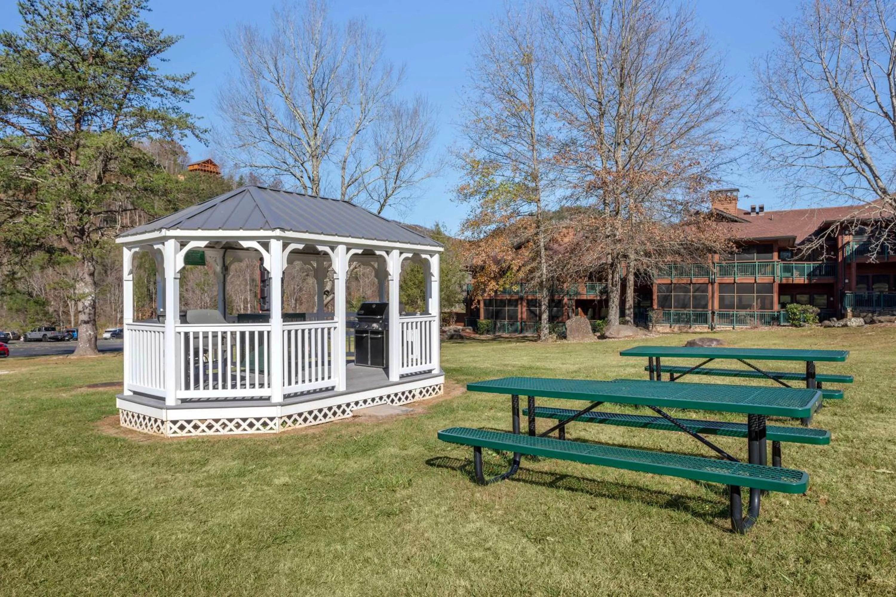 Patio in Hilton Vacation Club Bent Creek Golf Village Gatlinburg