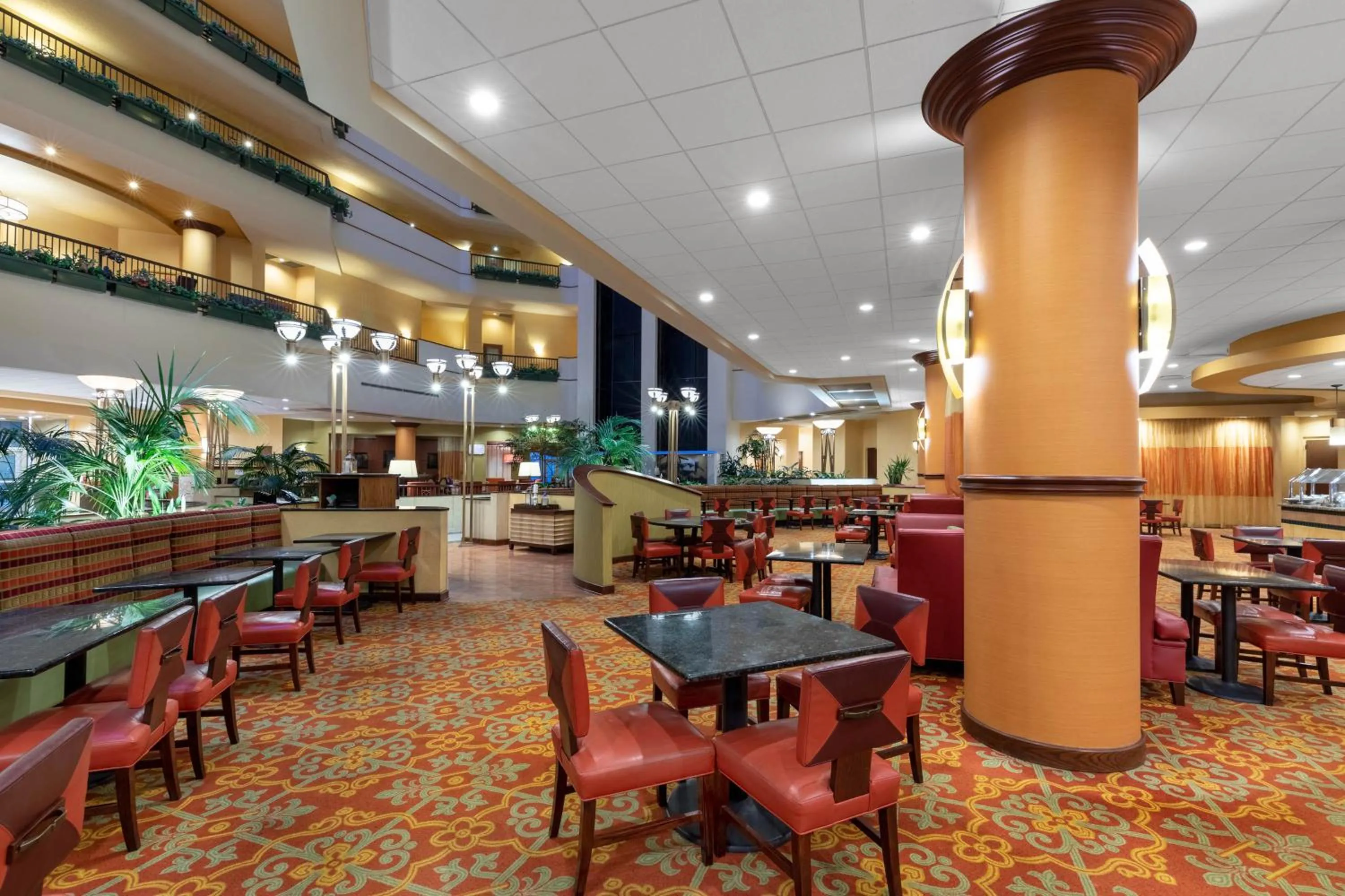 Dining area in Wyndham Grand Oklahoma City Downtown
