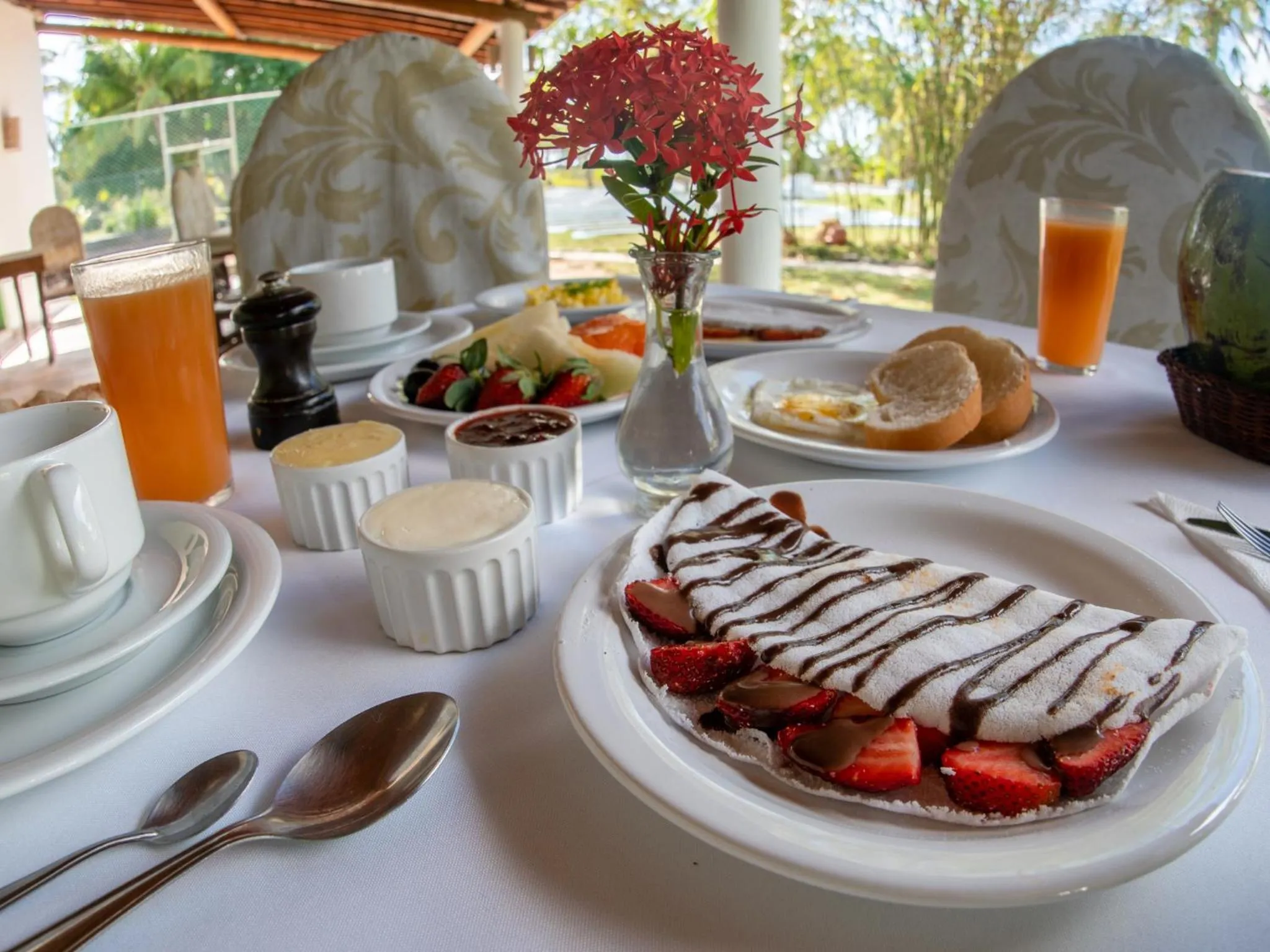 Breakfast in Hotel Marina Porto Abrolhos