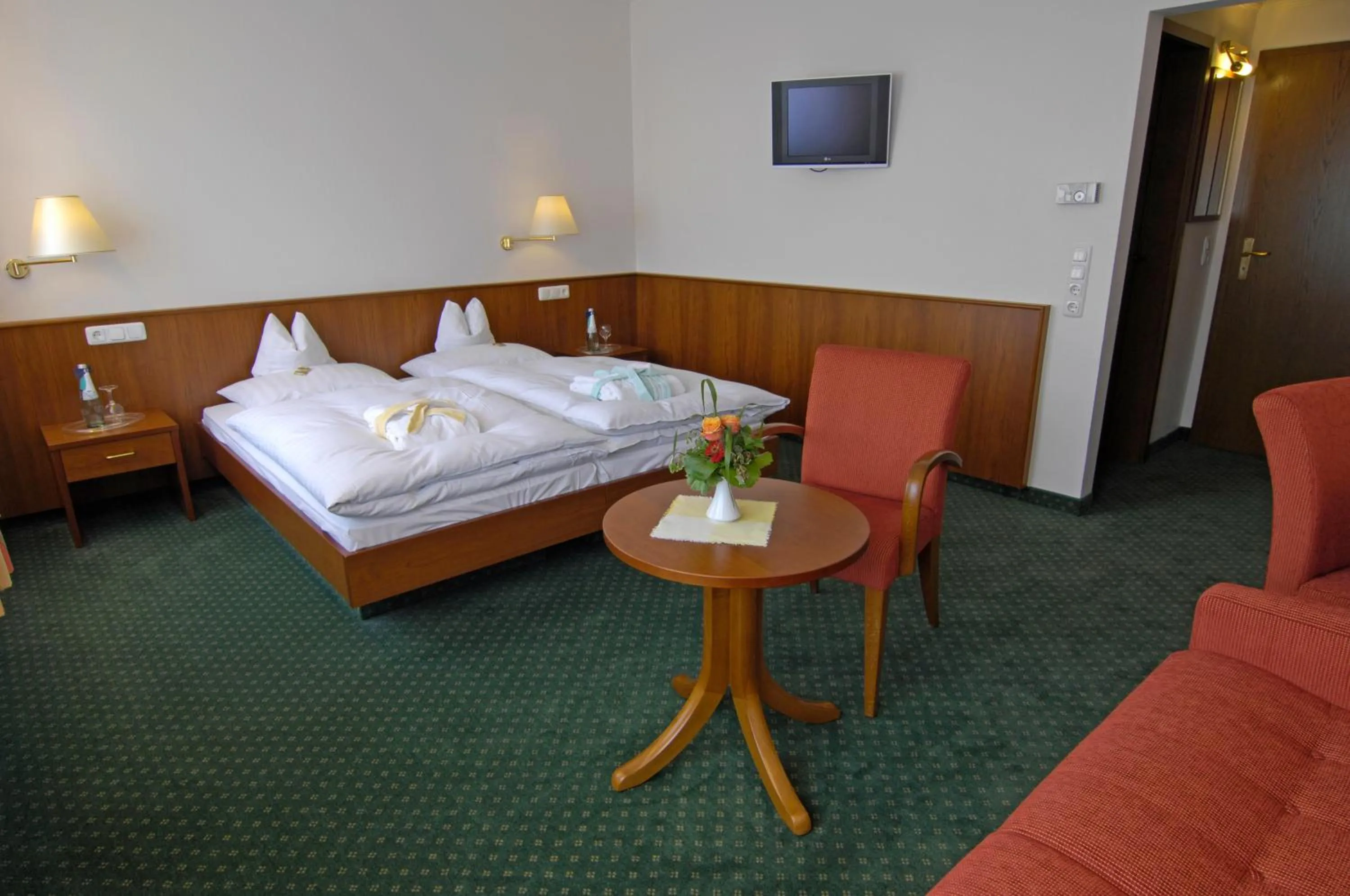 Bed in Hotel Nothnagel