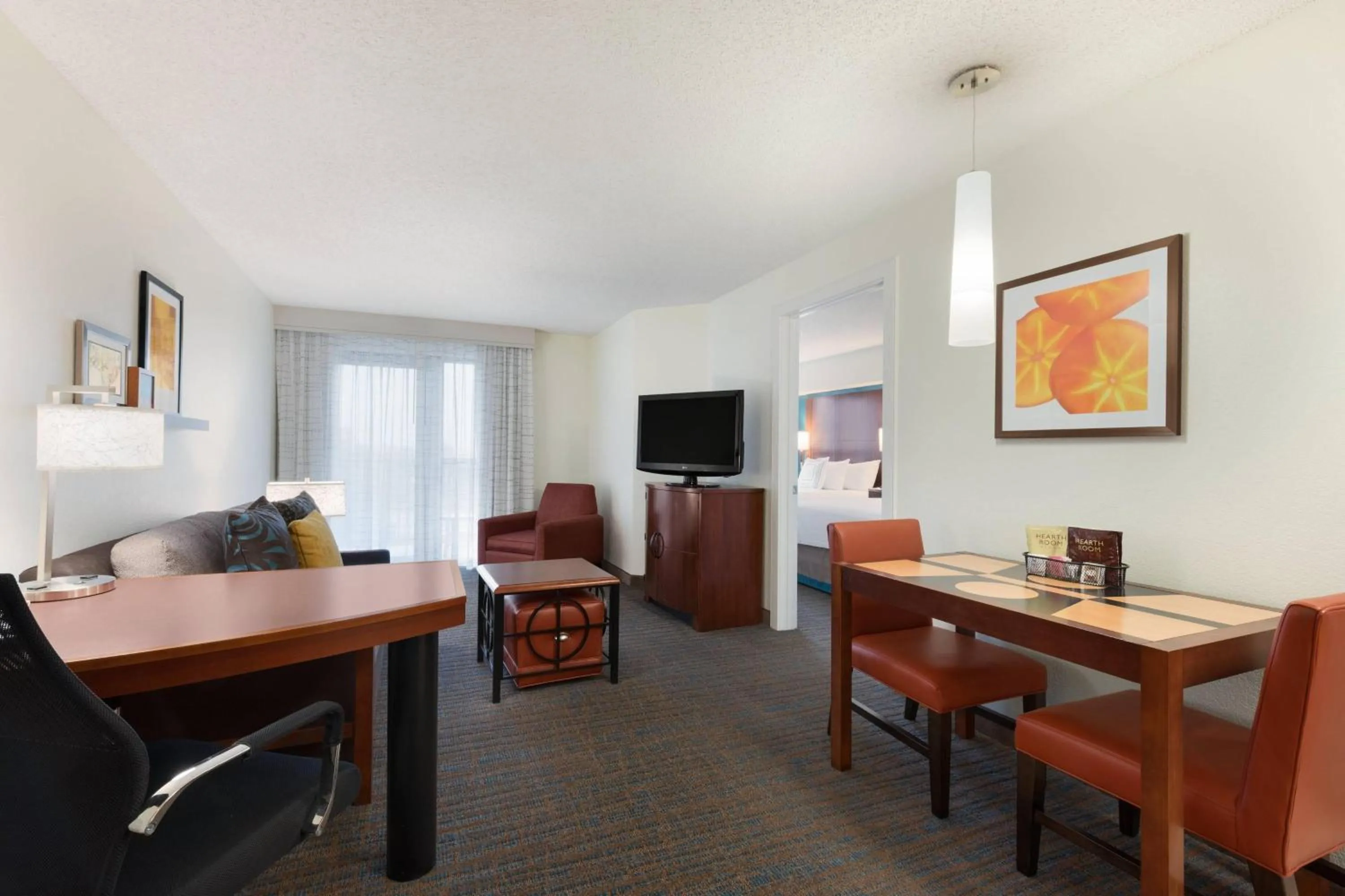 Living room in Residence Inn by Marriott Oklahoma City Downtown/Bricktown