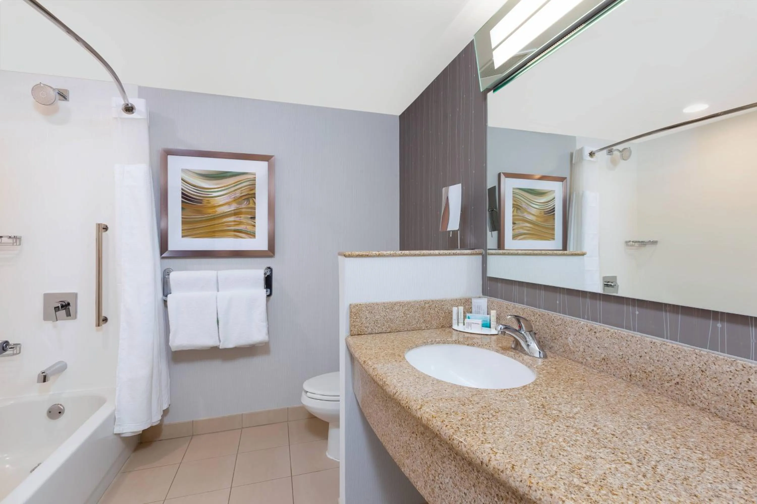 Bathroom in Courtyard by Marriott Oklahoma City Downtown