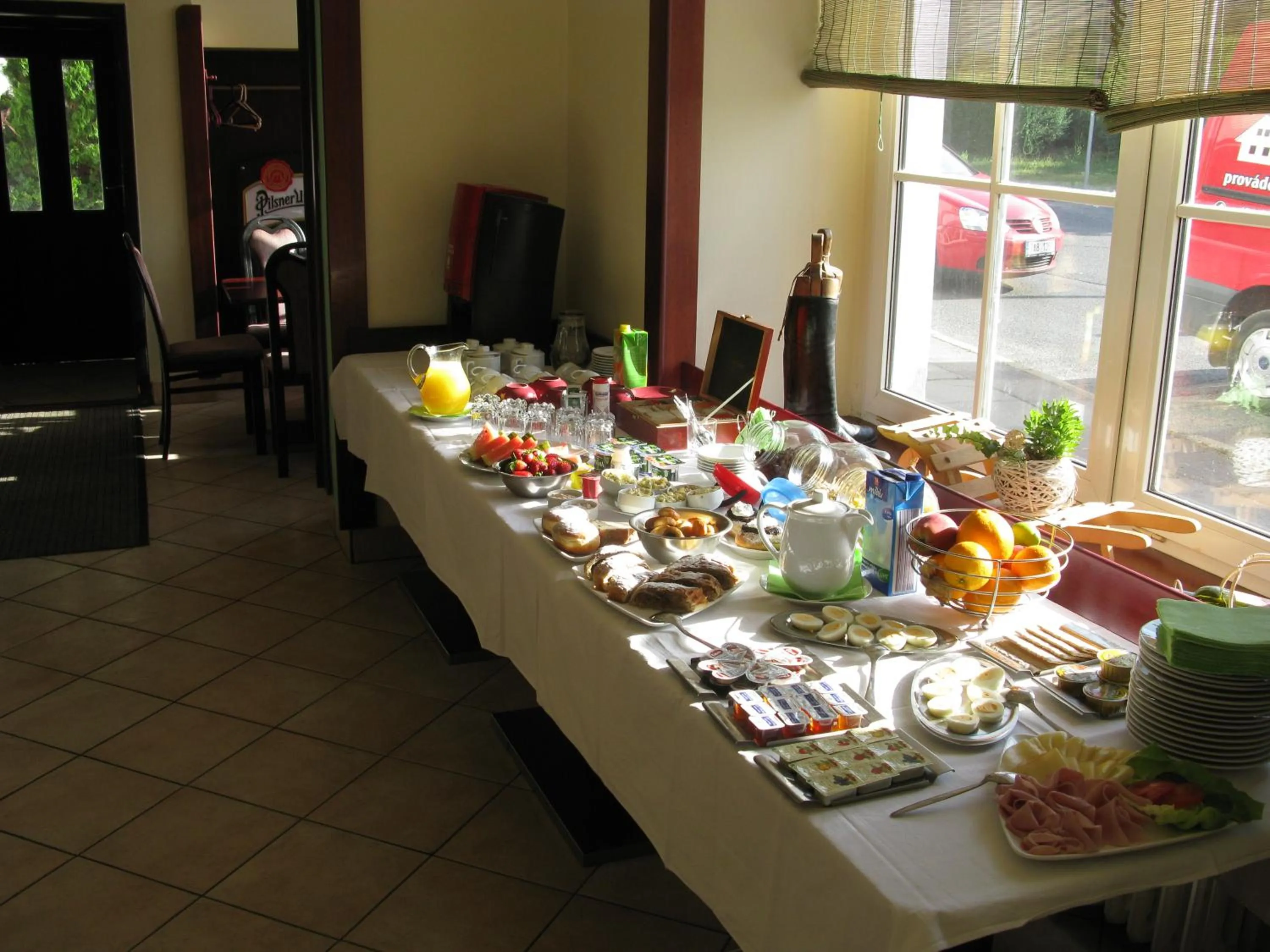 Food and drinks in Hotel Jerabek