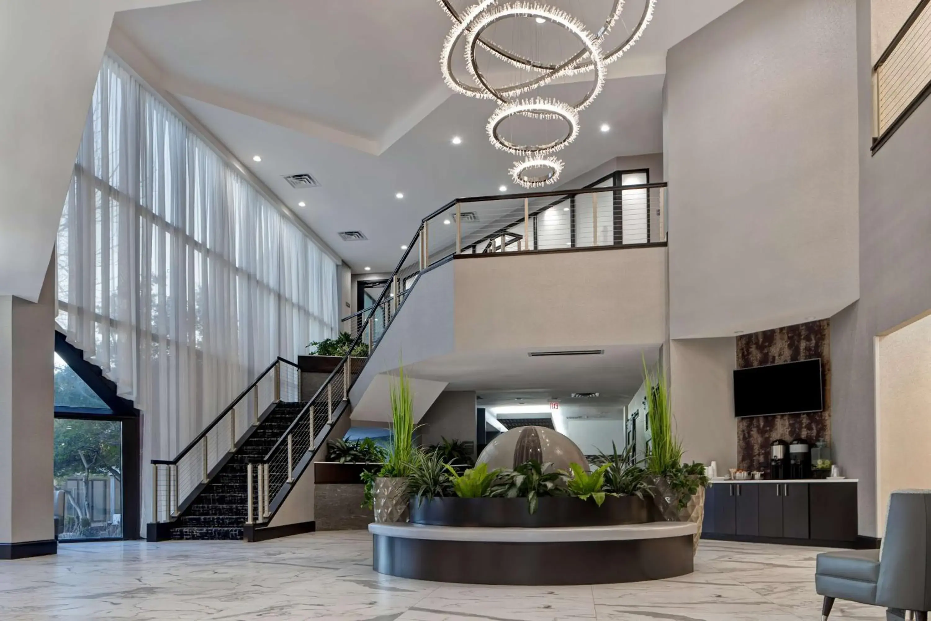 Lobby or reception in Embassy Suites By Hilton Oklahoma City Northwest Lobby or reception in Embassy Suites By Hilton Oklahoma City Northwest
